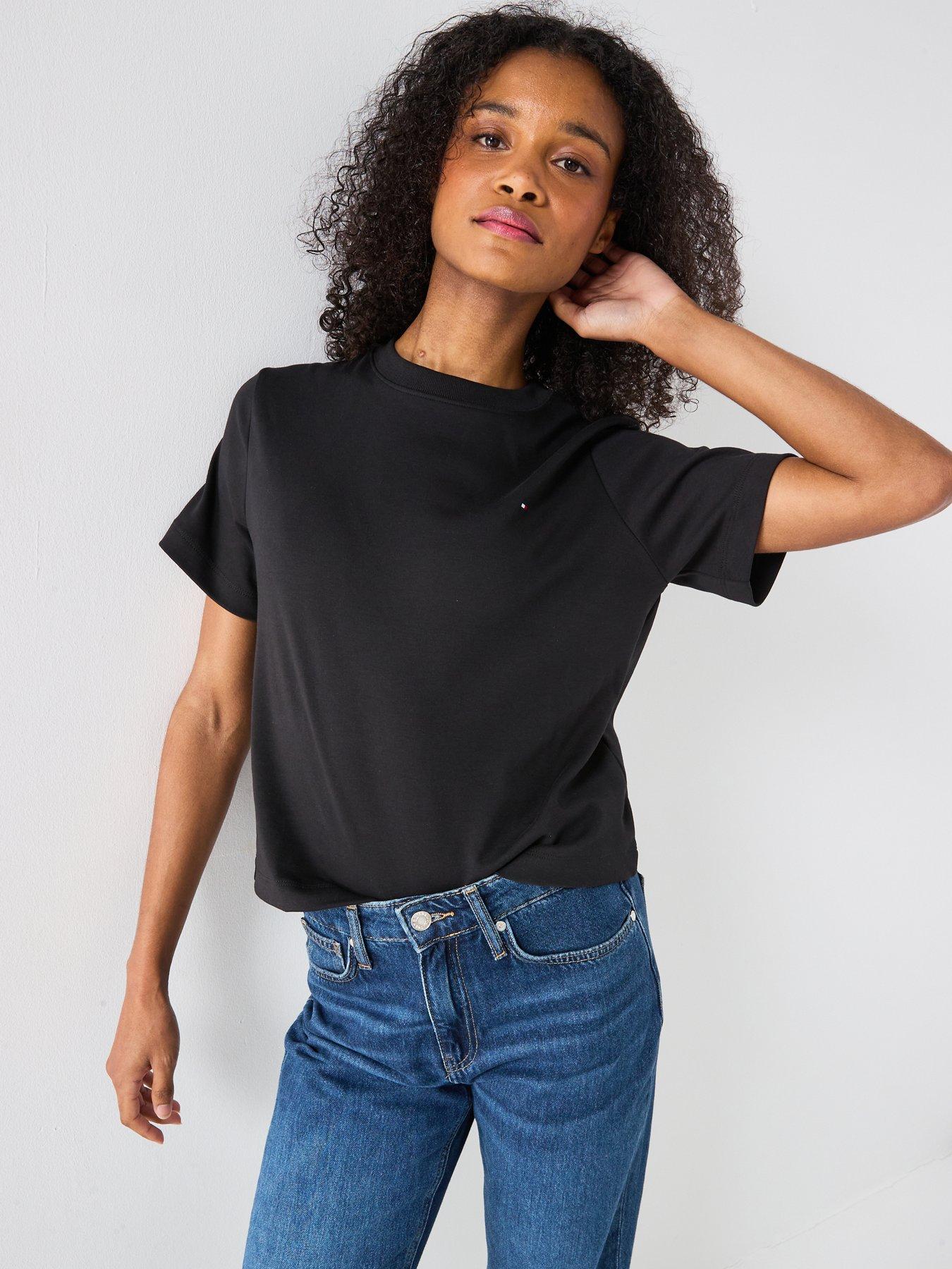 tommy-hilfiger-boxy-interlock-crew-neck-t-shirt-black