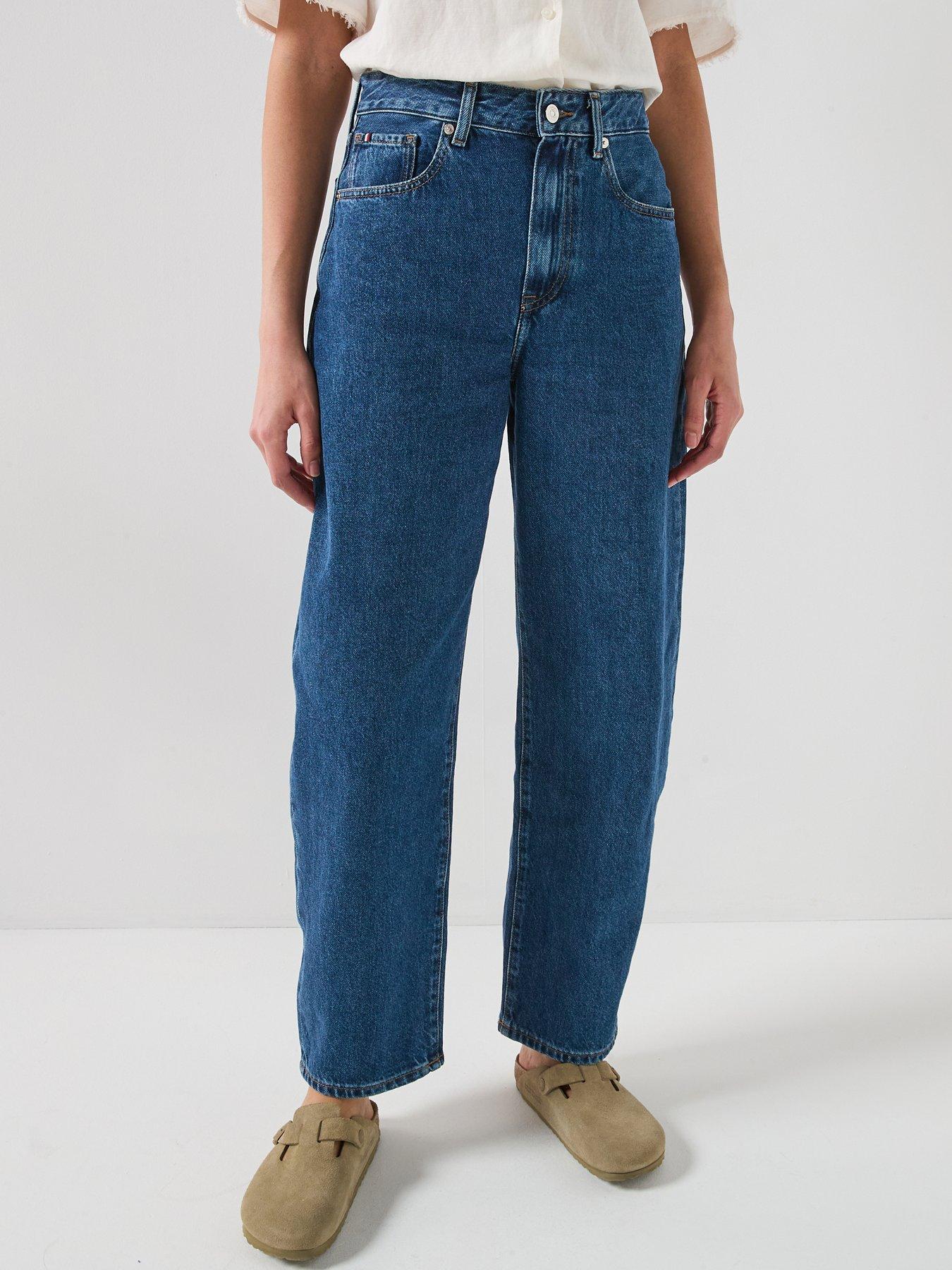 tommy-hilfiger-barrel-leg-jeans-bluefront