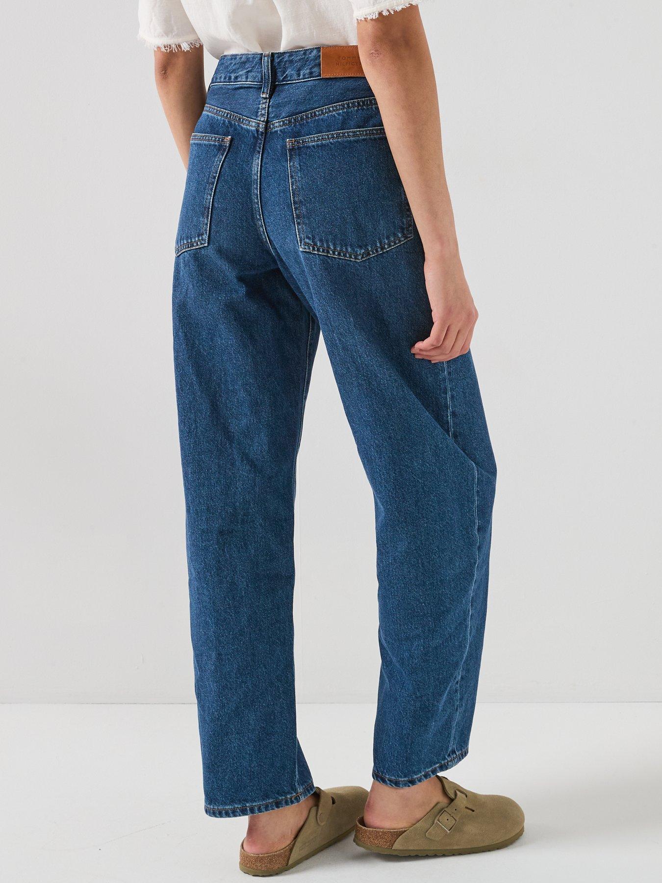 tommy-hilfiger-barrel-leg-jeans-bluestillFront