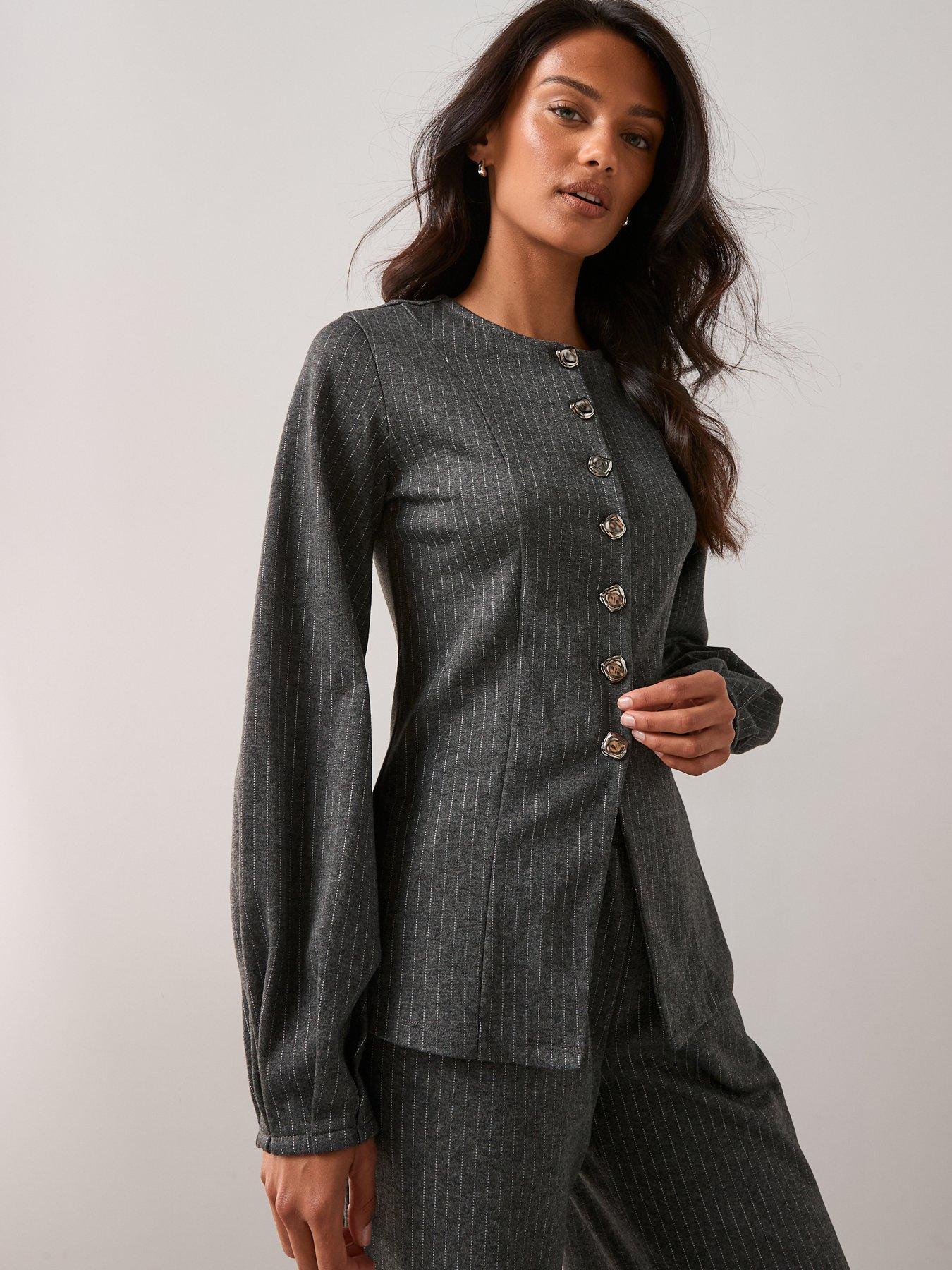 the-very-collection-button-up-long-sleeve-top-co-ord-greydetail
