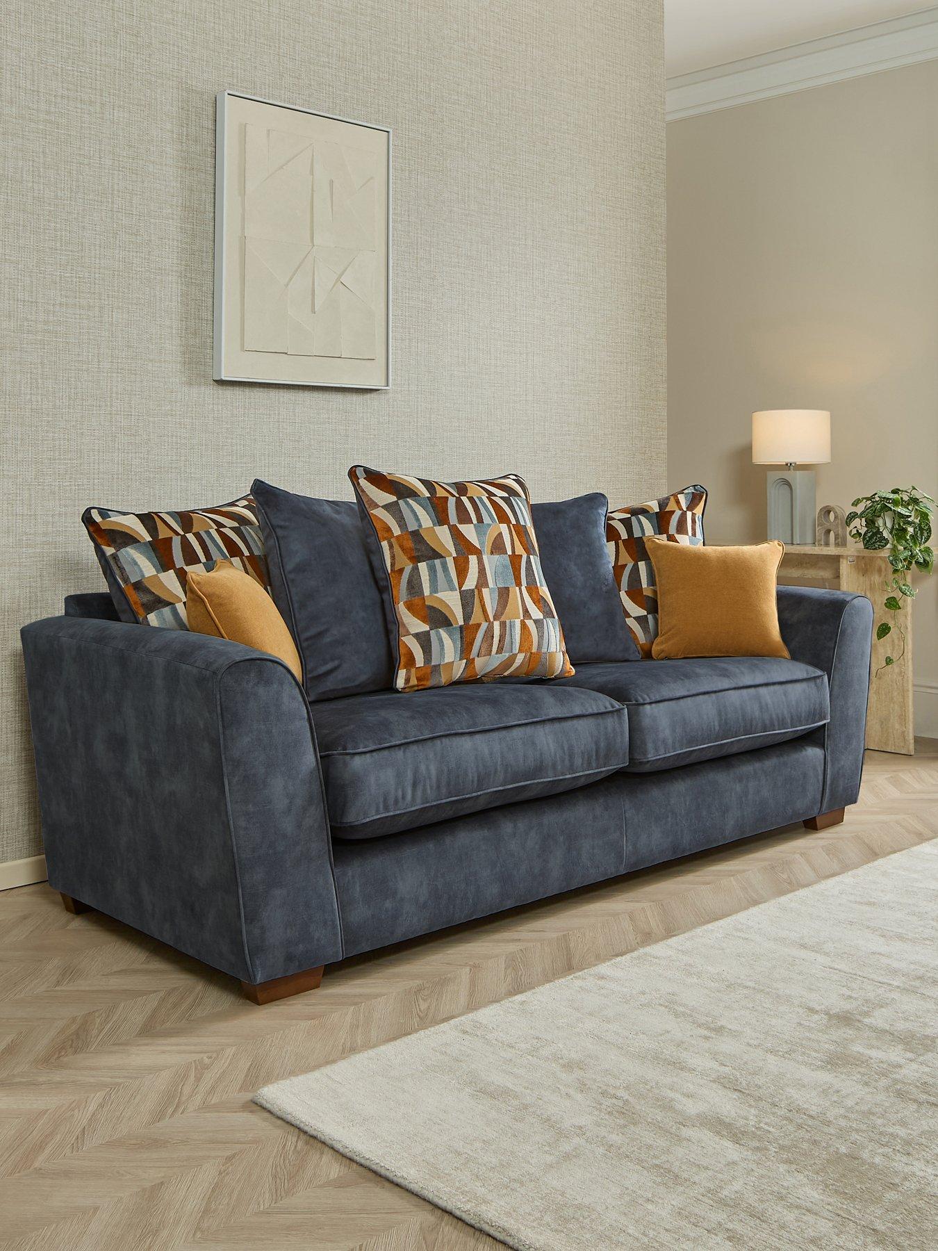 Very Home Como Fabric 4 Seater Sofa - Made to Order in the UK