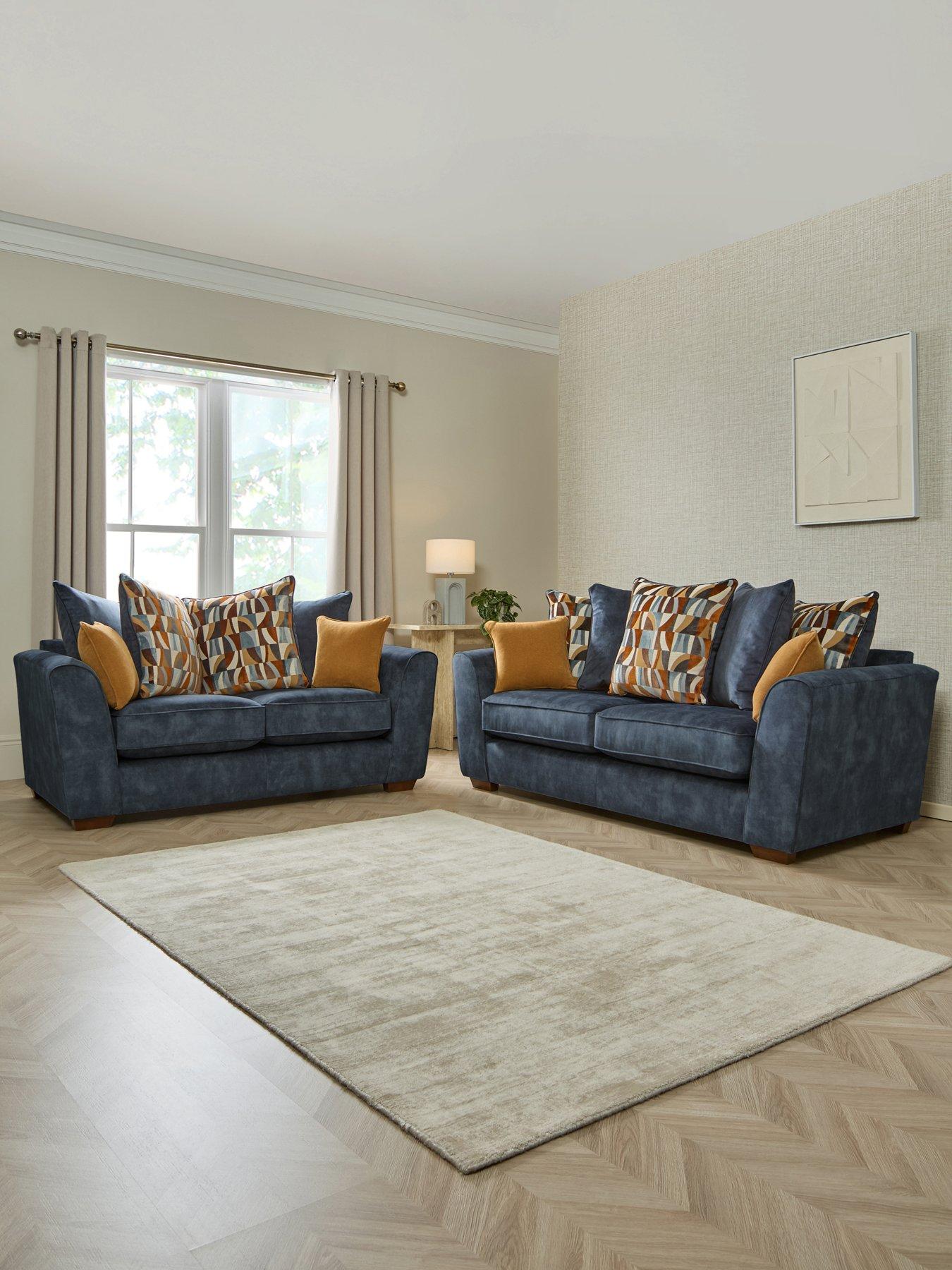 Very Home Como 3 Seater + 2 Seater Sofa Set (Buy  &  SAVE!) - Made to Order in the UK