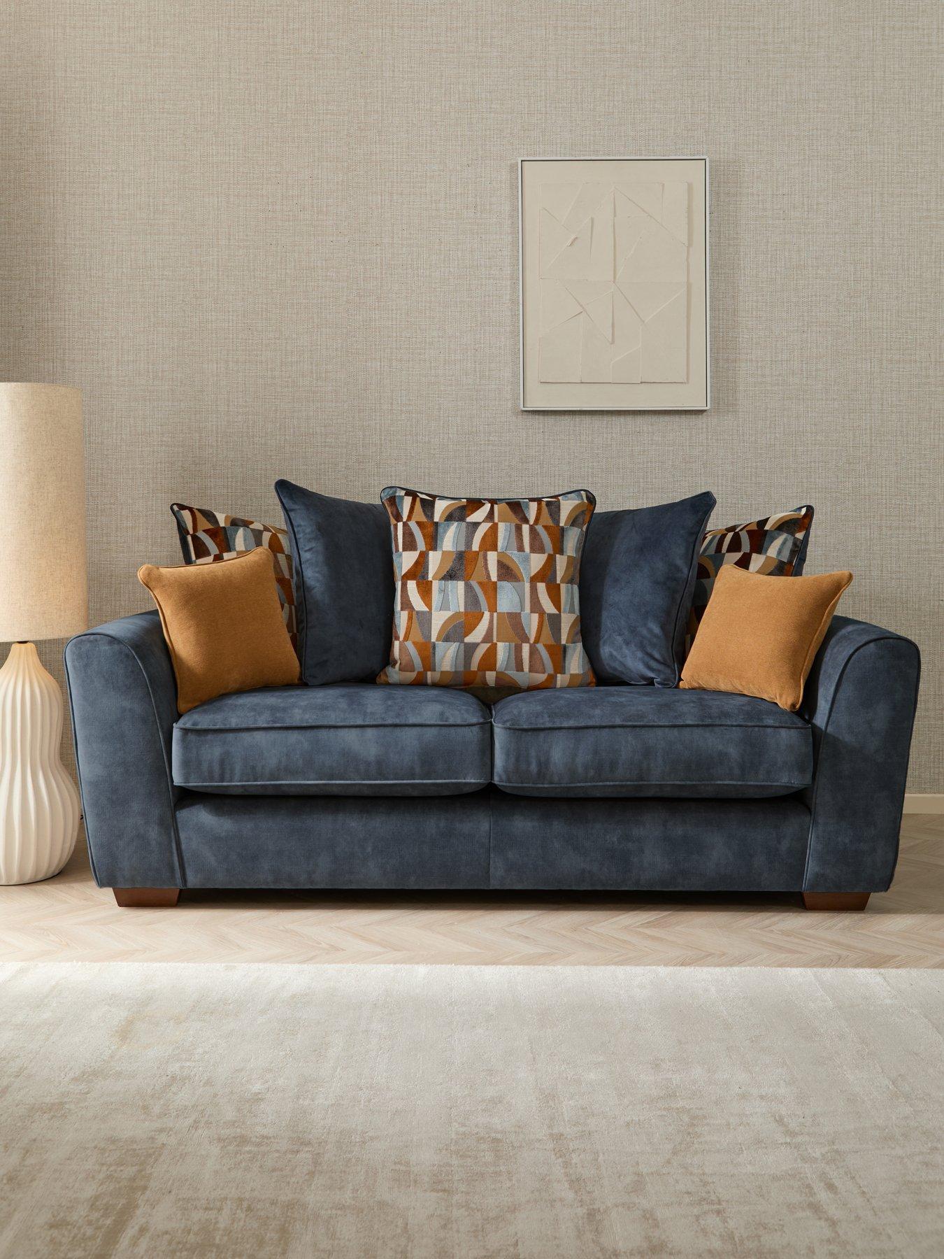 Very Home Como Fabric 3 Seater Sofa - Made to Order in the UK