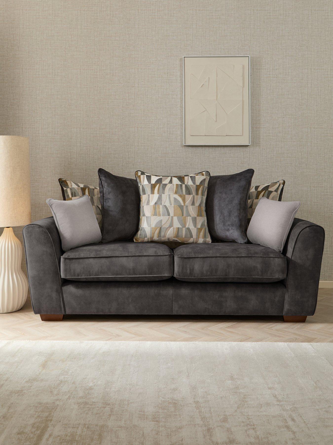 The Very Collection Como Fabric 3 Seater Sofa - Made to Order in the UK