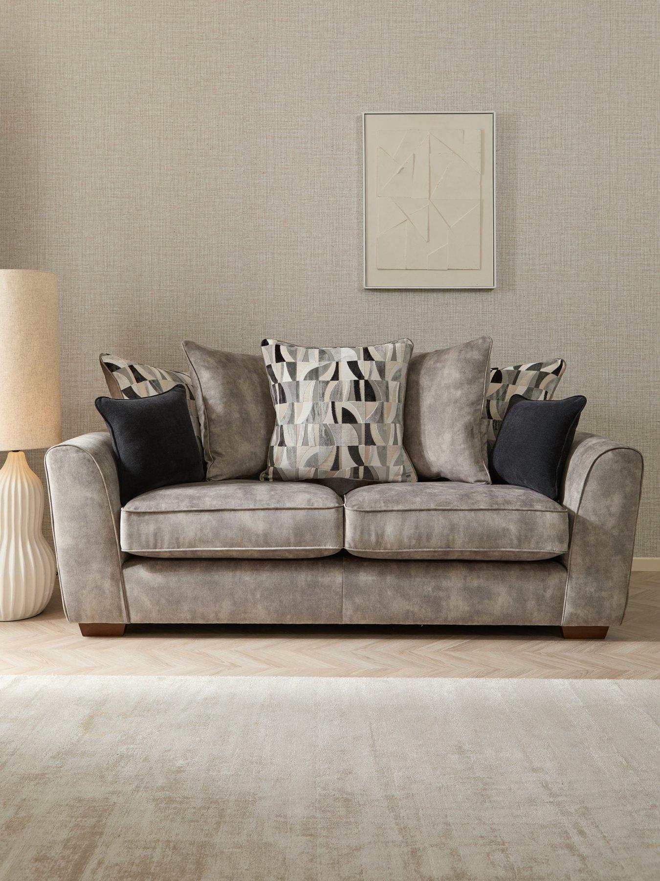 Image 1 of 7 of Very Home Como 3 Seater Sofa