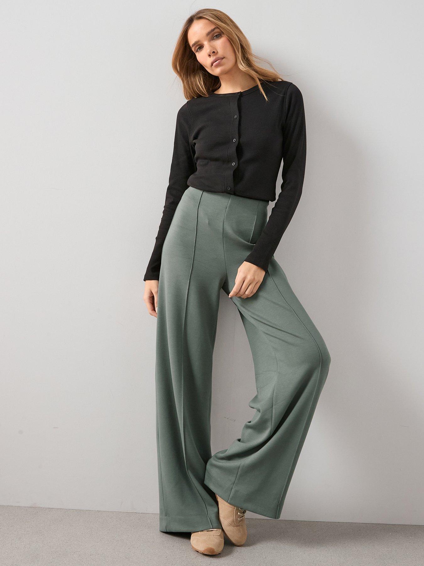 the-very-collection-soft-touch-modal-trouser-co-ord-greenback