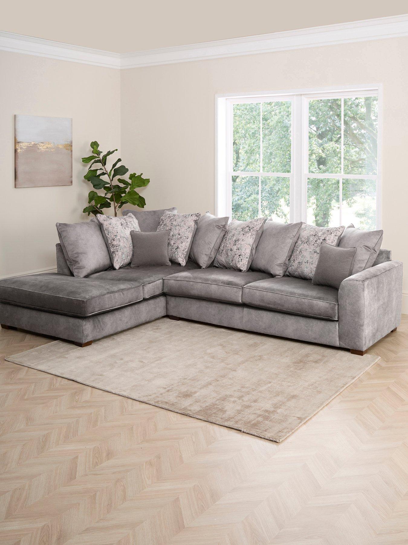 Very Home Portobello Fabric Left Hand Corner Chaise - Made to Order in the UK