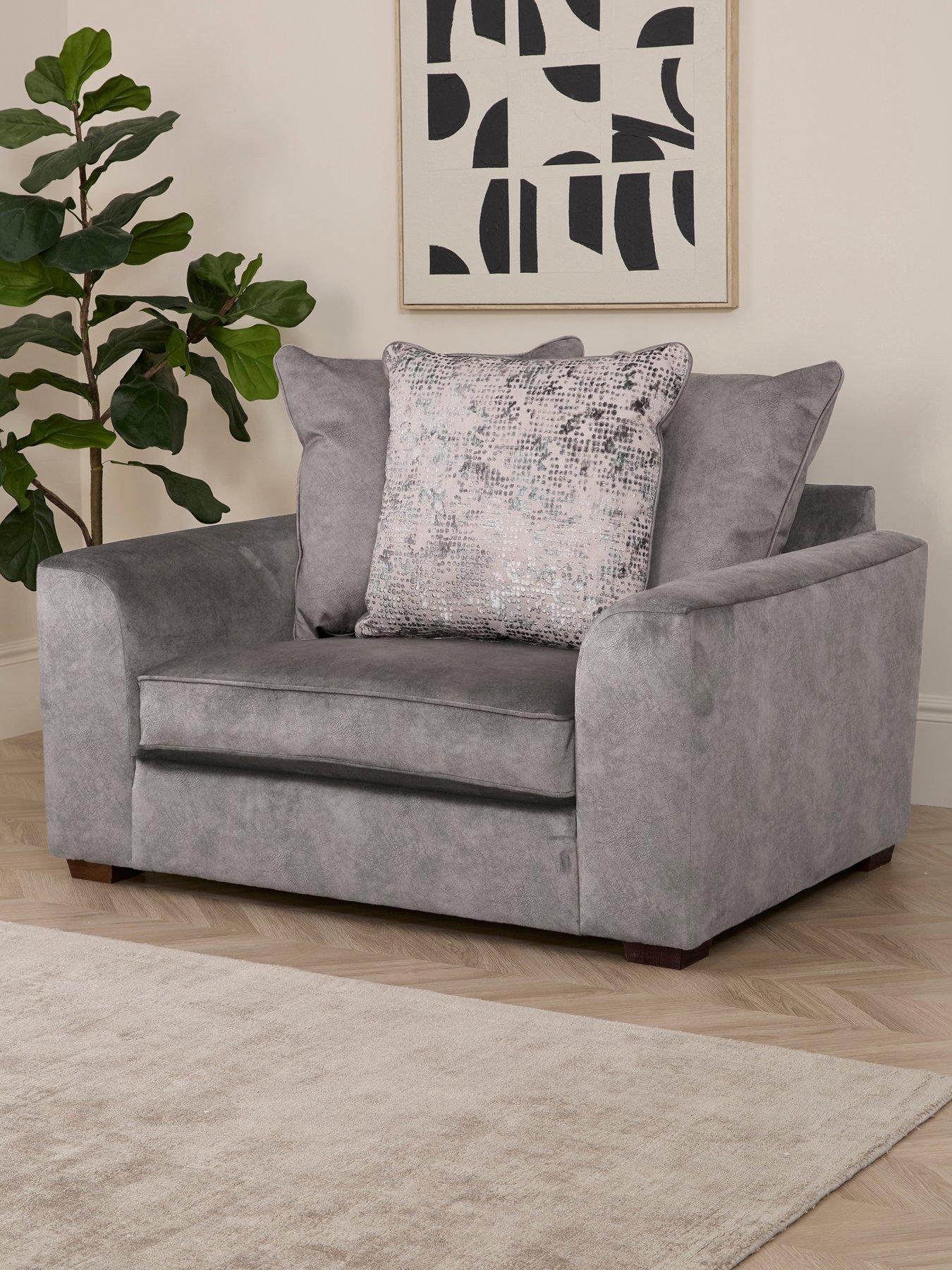 Very Home Portobello Fabric Snuggle Chair - Made to Order in the UK
