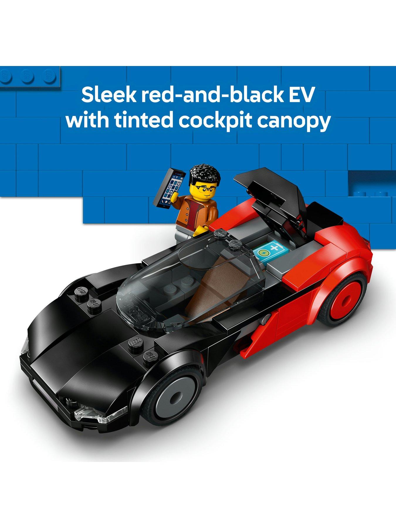 Image 3 of 8 of LEGO City EV Supercar Toy Building Kit and Minifigure (60486)