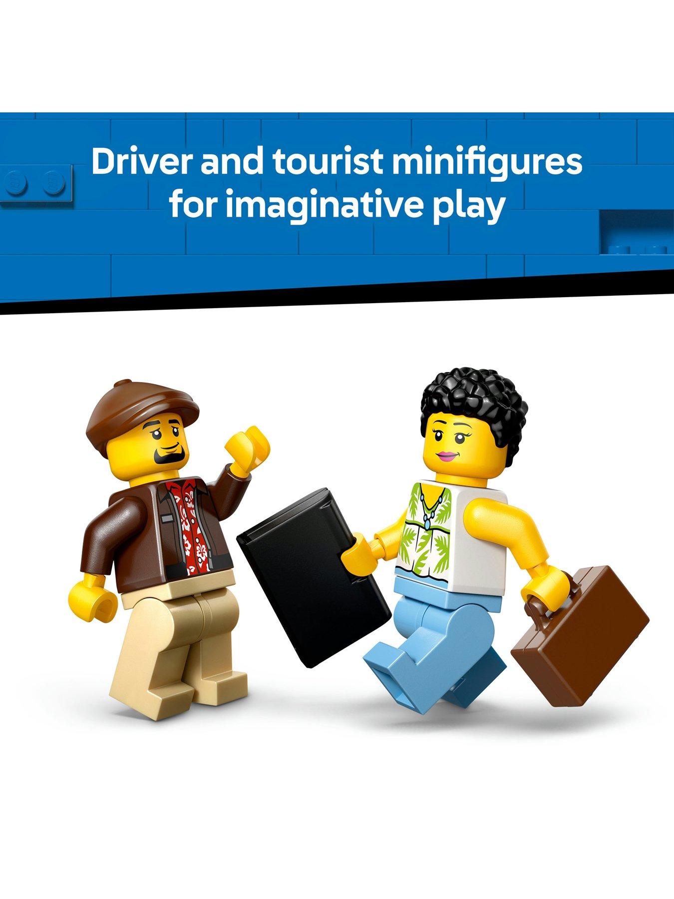 Image 5 of 8 of LEGO City Yellow Taxi - Model Car Kit with 2 Minifigures (60487)
