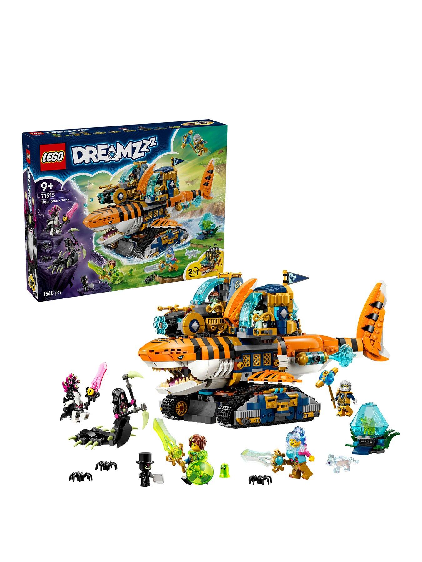 LEGO DreamZzz 2-in-1 Tiger Shark Tank Toy (71515)