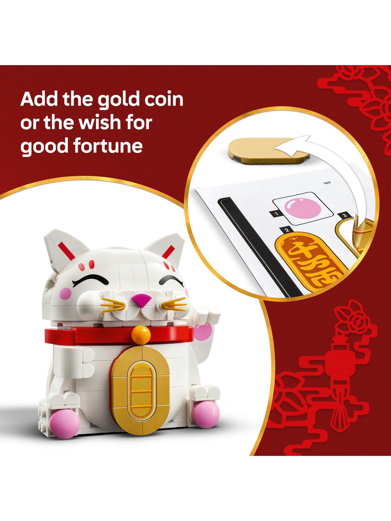 Image 6 of 7 of LEGO Lucky Cat Display Model Building Kit 40813