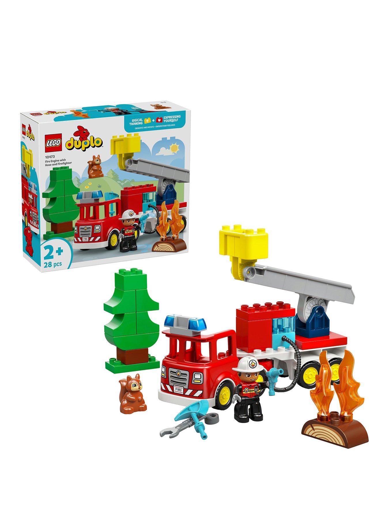 LEGO Duplo Fire Engine with Hose and Firefighter (10473)