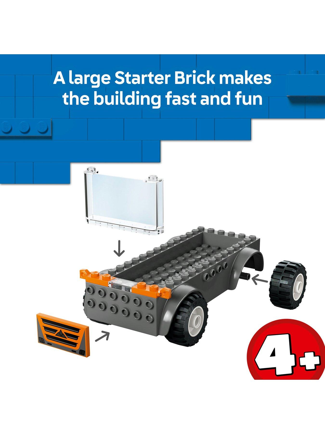 Image 3 of 8 of LEGO City Motorcycle Transporter Toy and 2 Minifigures (60491)