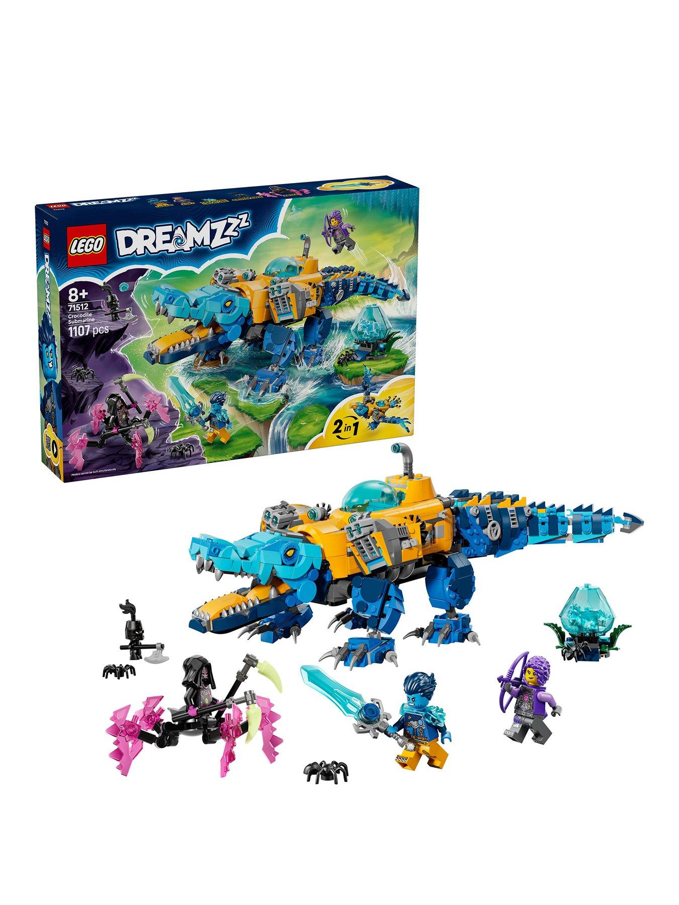 Image 1 of 8 of LEGO DreamZzz 2 in 1 Crocodile Submarine Toy 71512