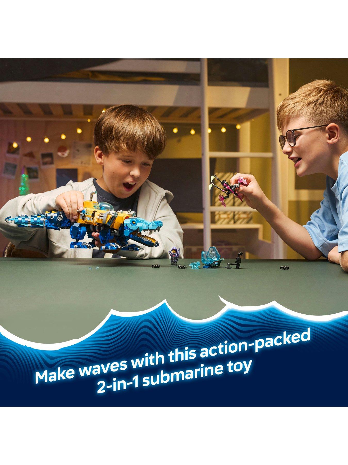 Image 2 of 8 of LEGO DreamZzz 2 in 1 Crocodile Submarine Toy 71512