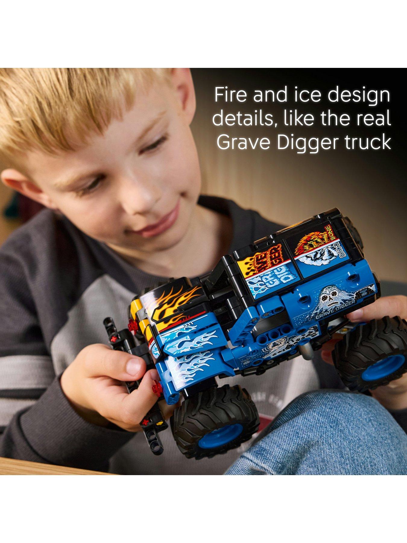 Image 5 of 8 of LEGO Technic Monster Jam Grave Digger Fire and Ice&nbsp;42219