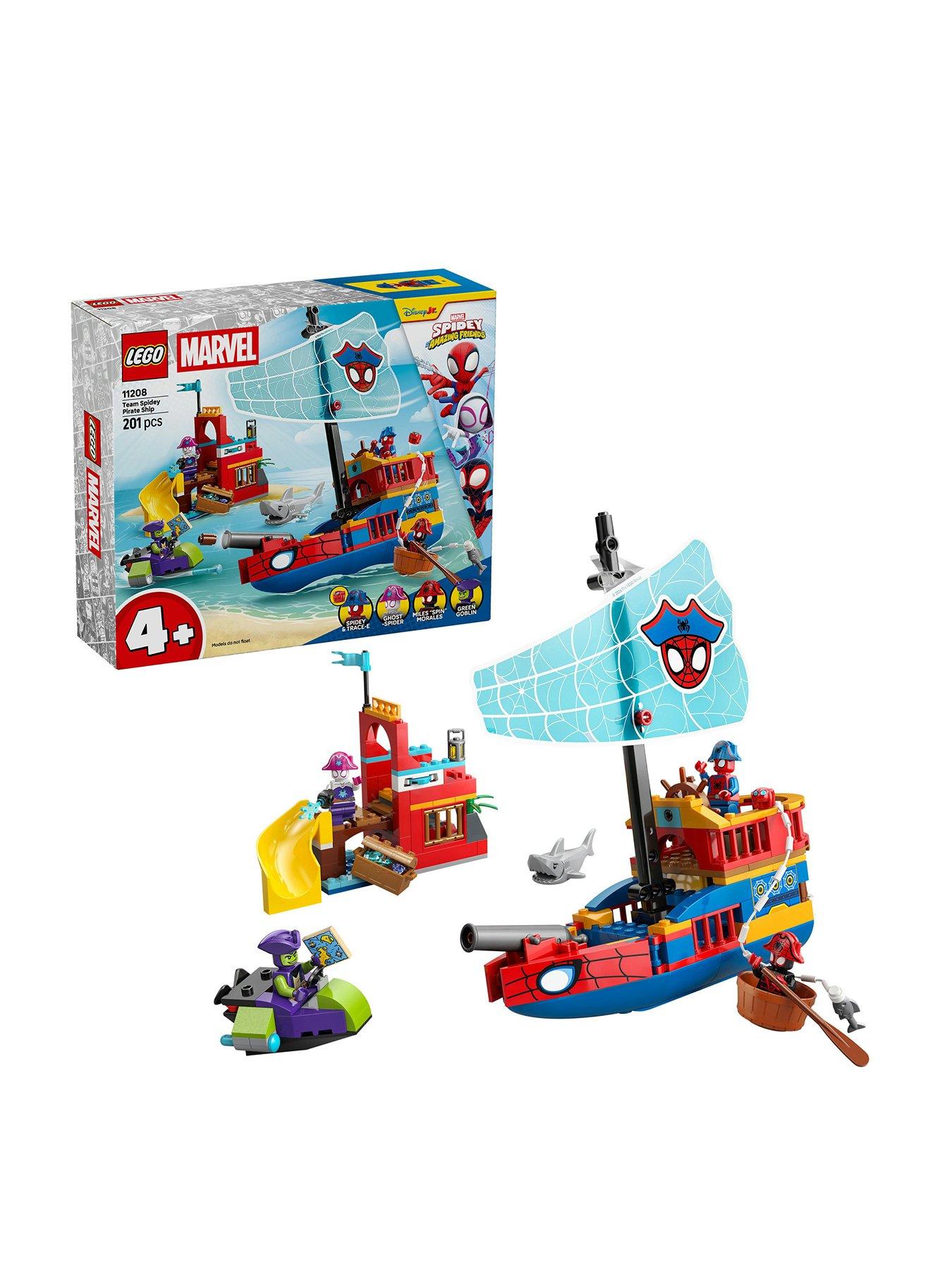 LEGO Spiderman Team Spidey Pirate Ship Toy (11208)