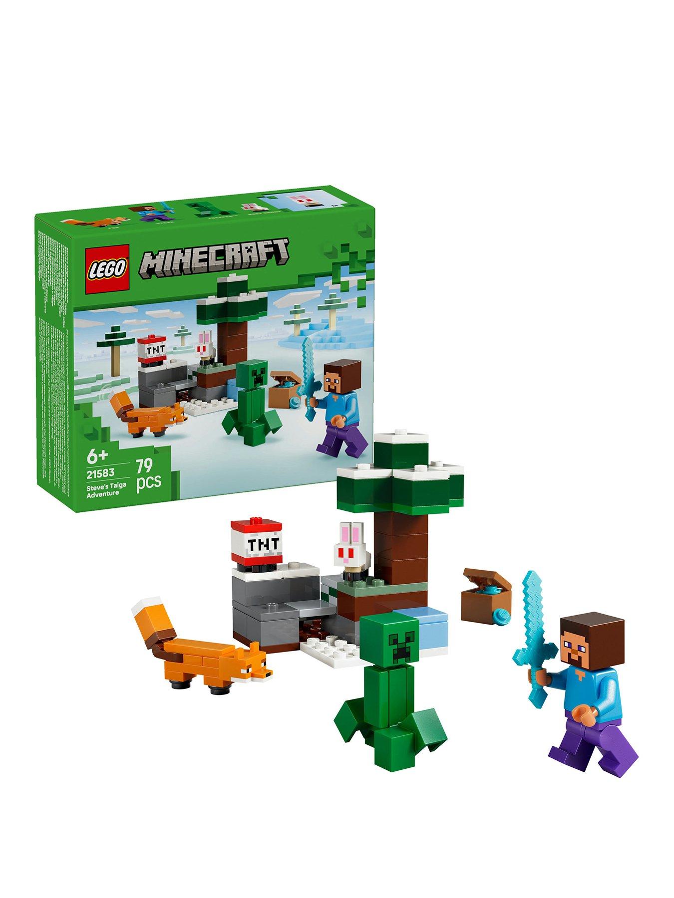 LEGO Minecraft Steve’s Taiga Adventure Toy (21583)