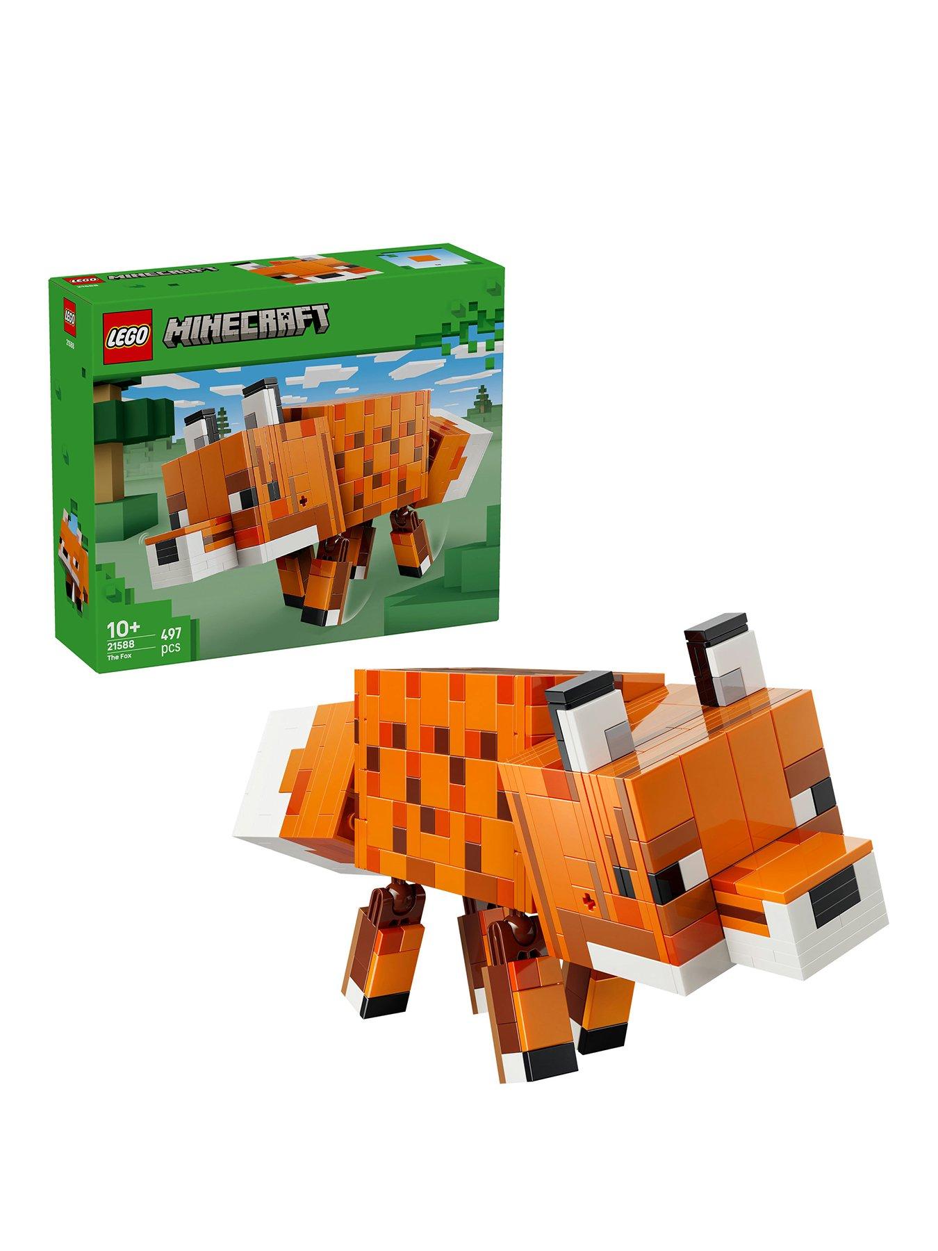 Image 1 of 8 of LEGO Minecraft The Fox Toy - Gaming Decor Gift 21588