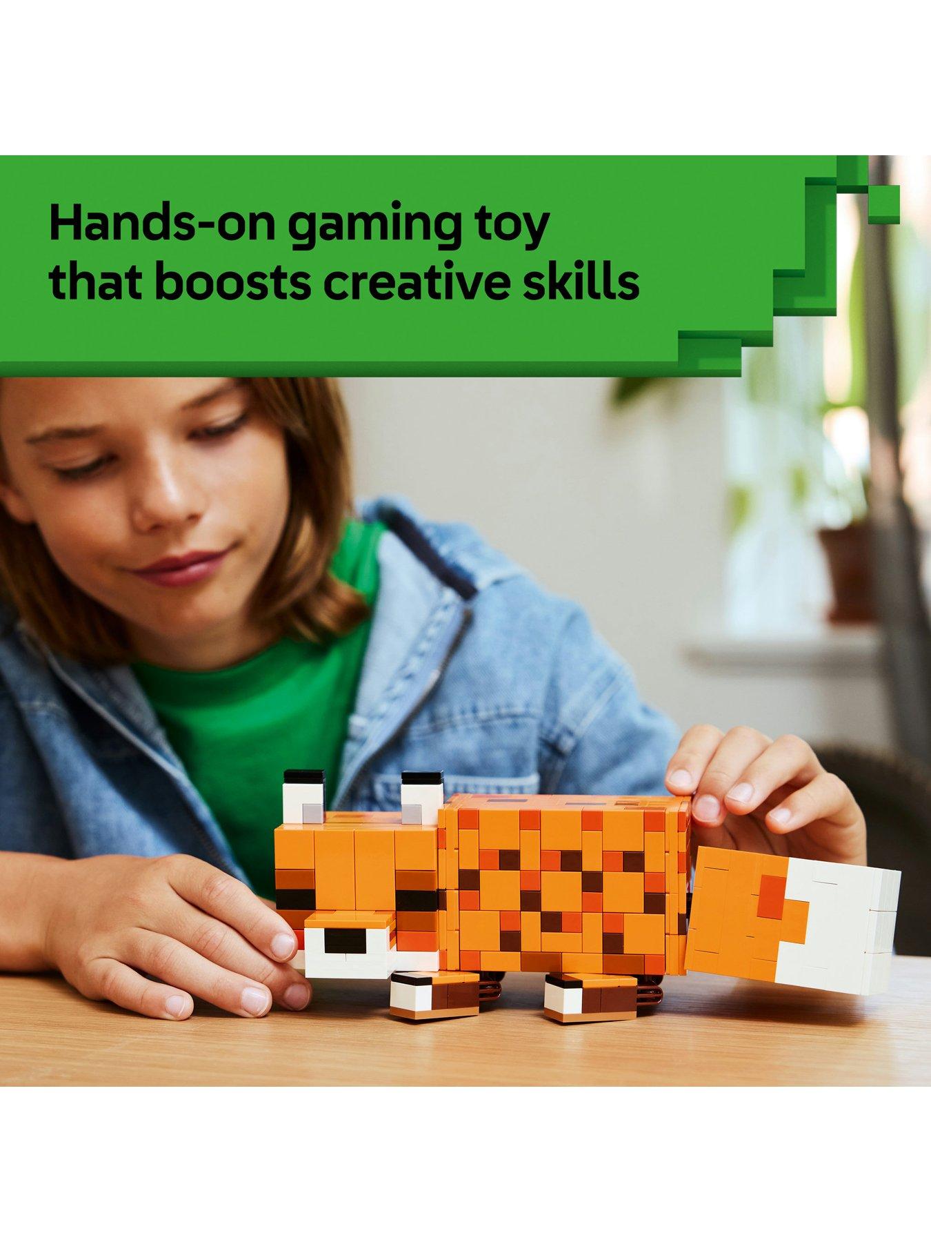 Image 4 of 8 of LEGO Minecraft The Fox Toy - Gaming Decor Gift 21588
