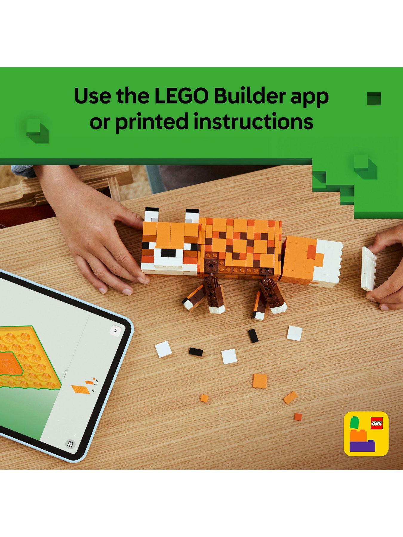 Image 6 of 8 of LEGO Minecraft The Fox Toy - Gaming Decor Gift 21588