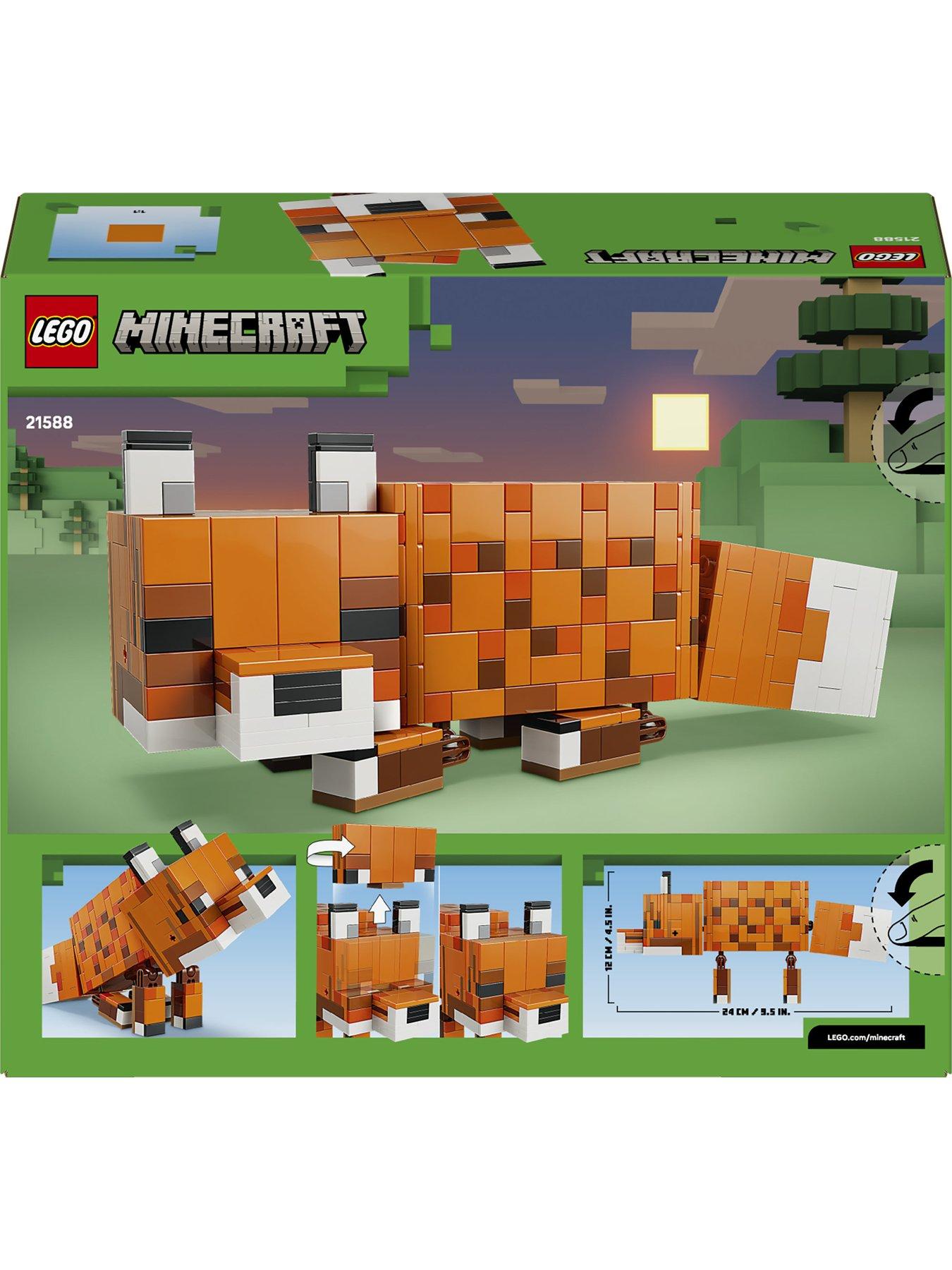 Image 7 of 8 of LEGO Minecraft The Fox Toy - Gaming Decor Gift 21588