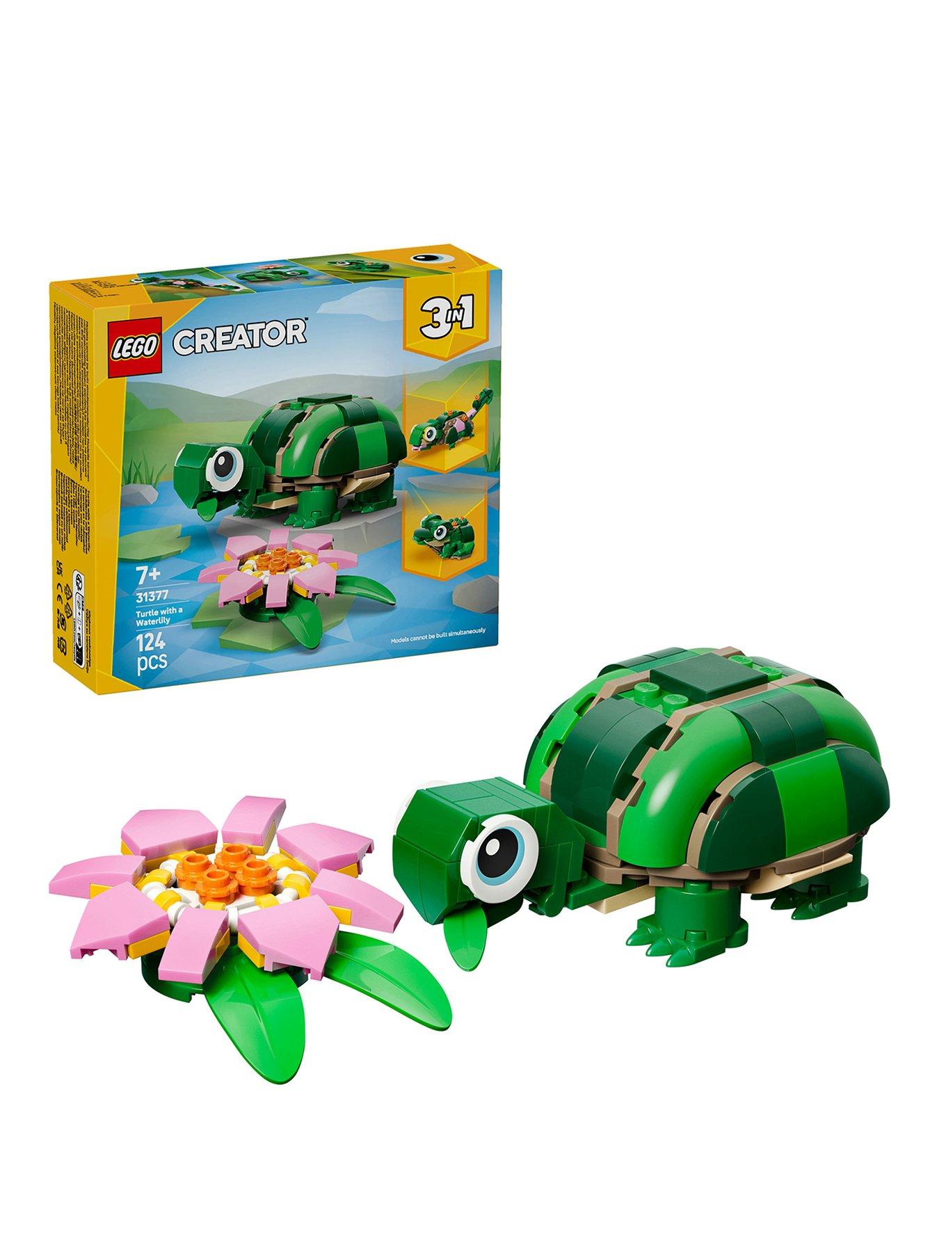 lego-creator-3-in-1-turtle-with-a-water-lily-flower-31377