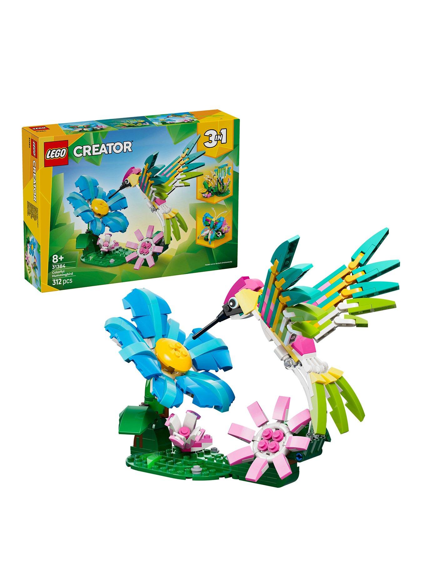 lego-creator-3-in-1-wild-animals-colourful-hummingbird-31384