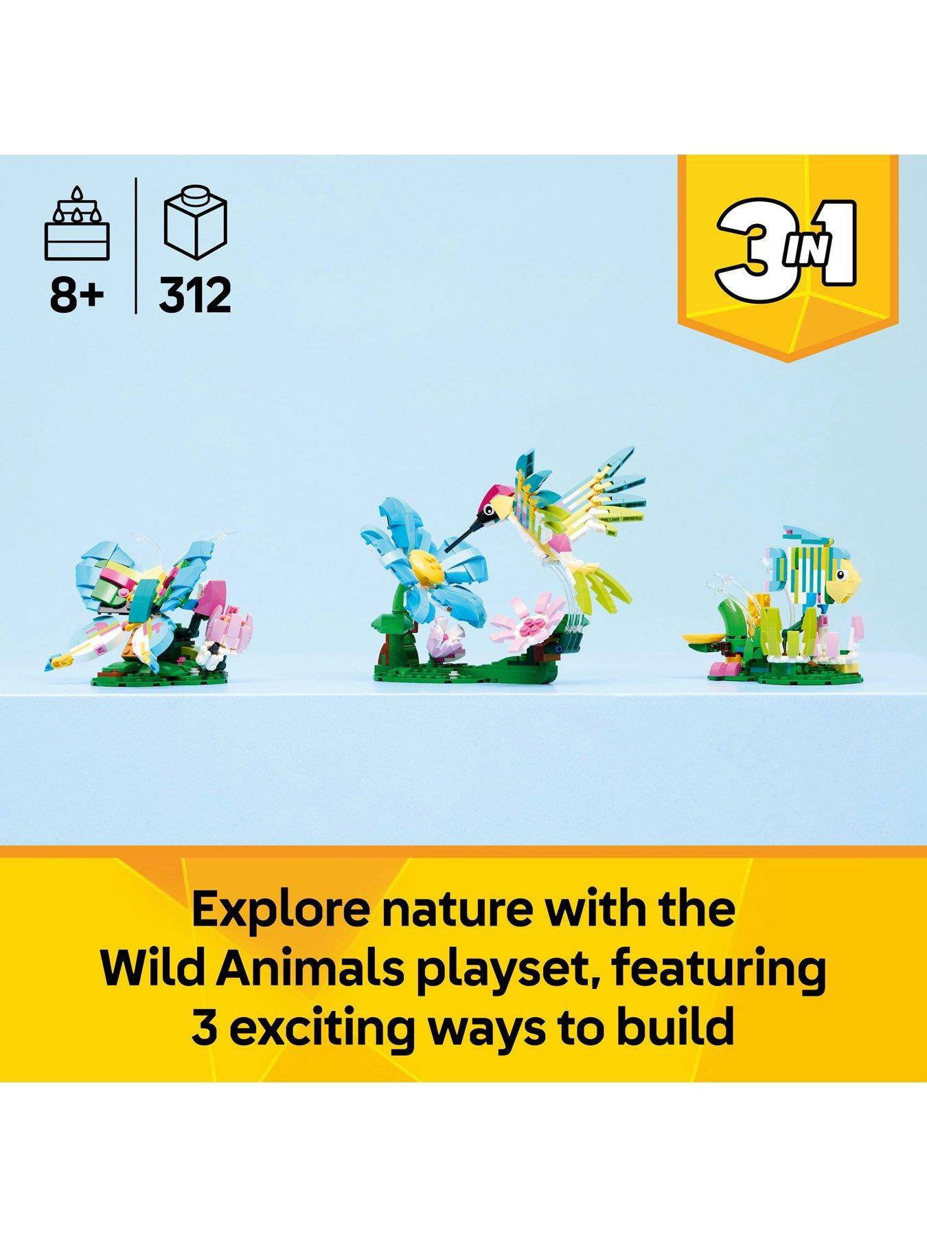 lego-creator-3-in-1-wild-animals-colourful-hummingbird-31384stillFront