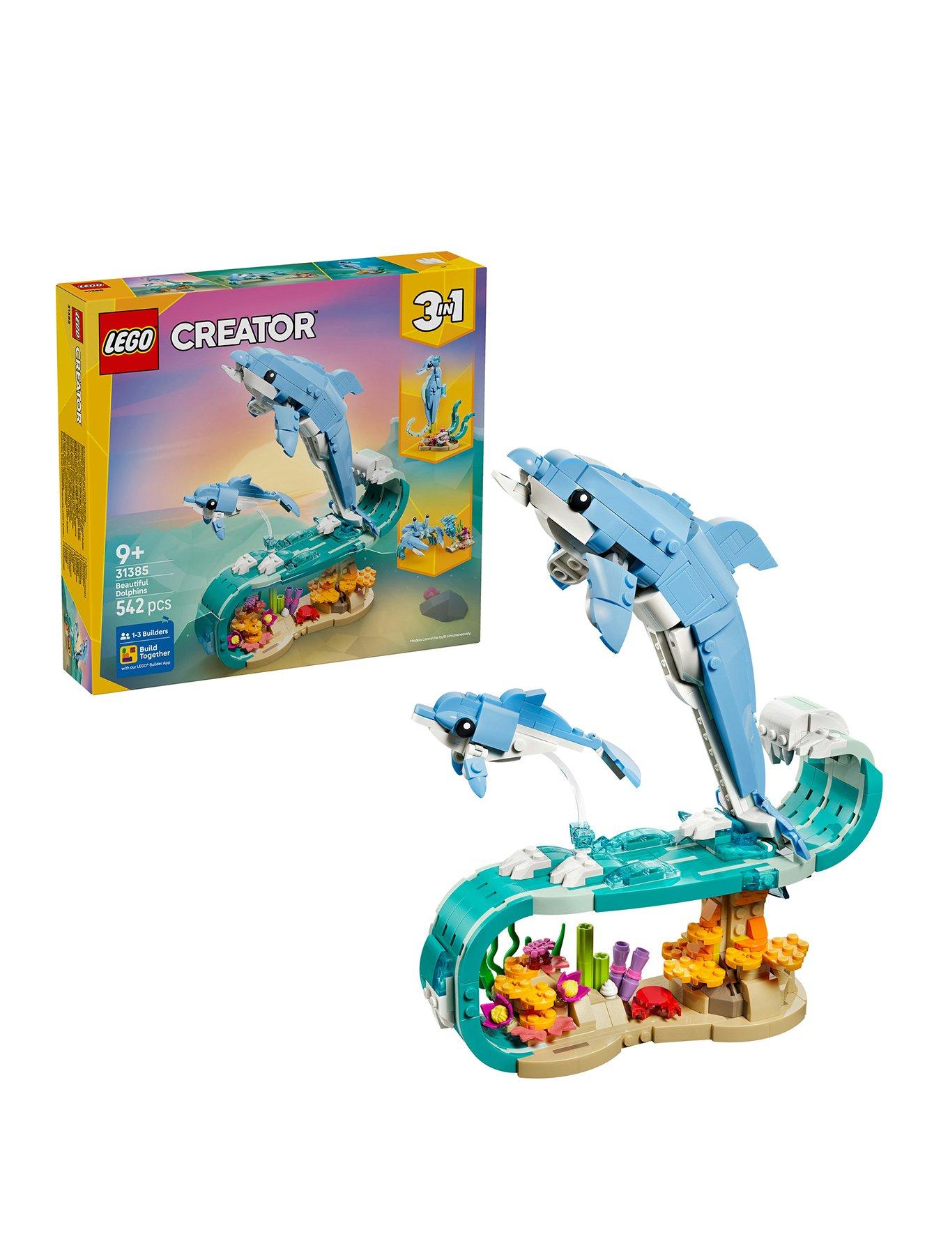 lego-creator-3-in-1-sea-animals-beautiful-dolphins-31385