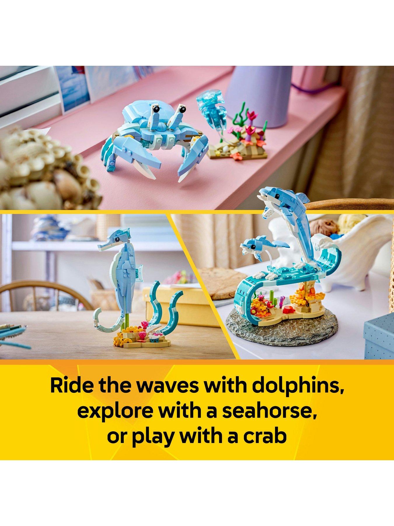 Image 3 of 8 of LEGO Creator 3in1 Sea Animals: Beautiful Dolphins 31385