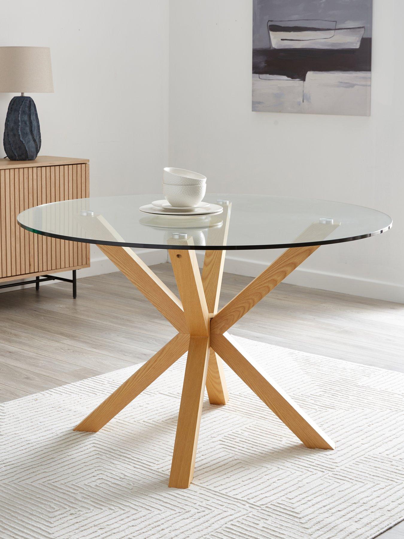 The Very Collection Rigby 120cm Wood Dining Table