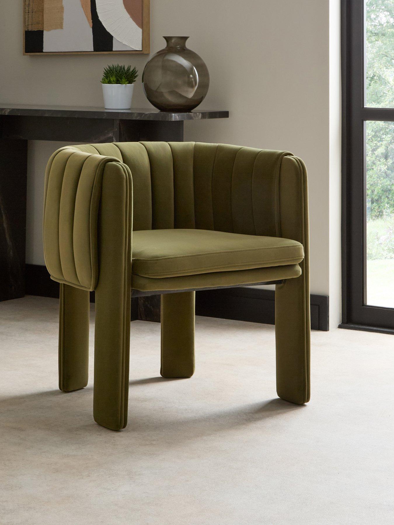 the-very-collection-mila-double-layer-pleated-dining-chair