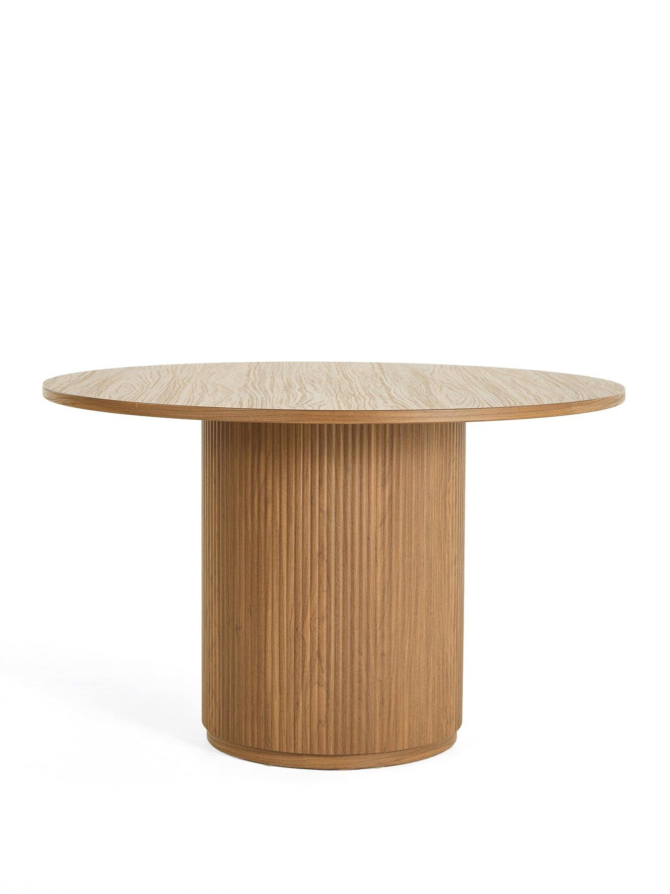 Image 2 of 6 of The Very Collection Carina Mid Oak 120cm Round Dining Table