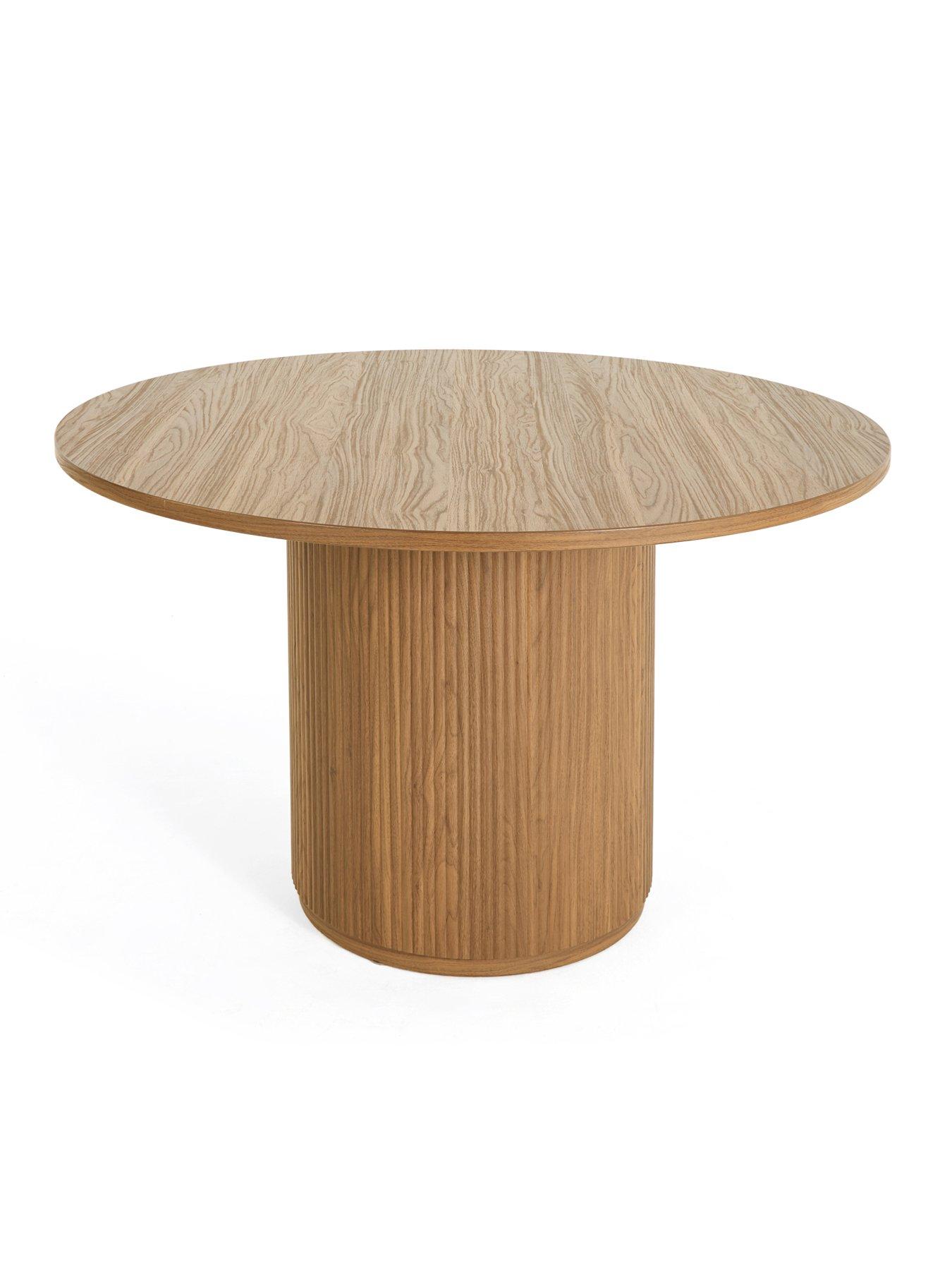 Image 3 of 6 of The Very Collection Carina Mid Oak 120cm Round Dining Table