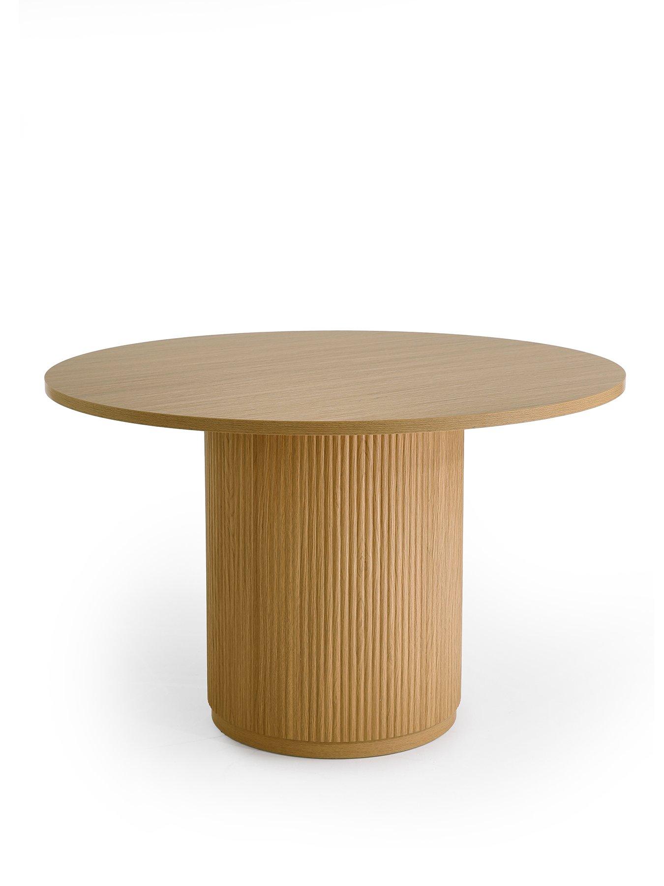 Image 2 of 5 of The Very Collection Carina Oak 120cm Round Dining Table