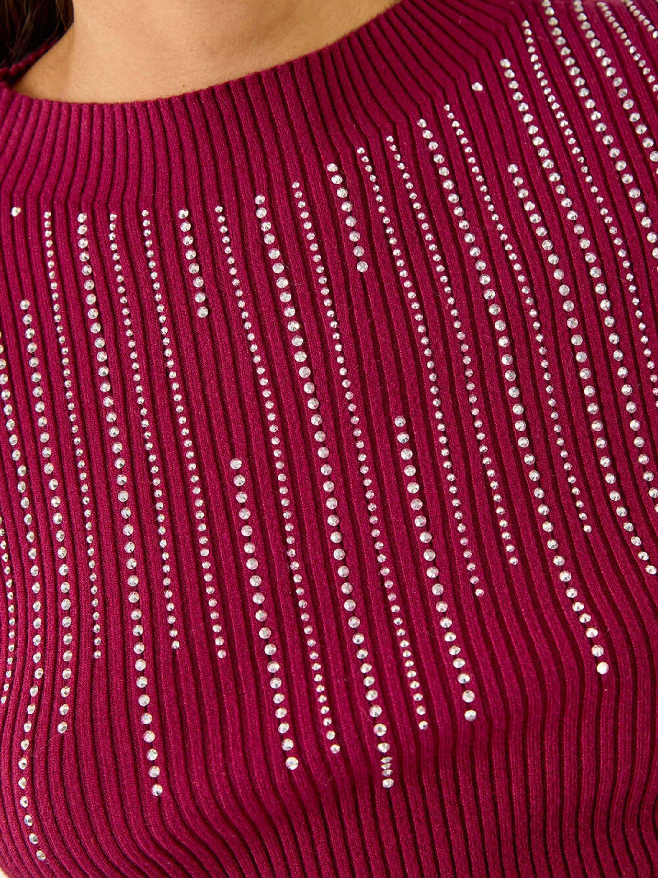 roman-dusk-sparkly-knit-jumper-burgundydetail