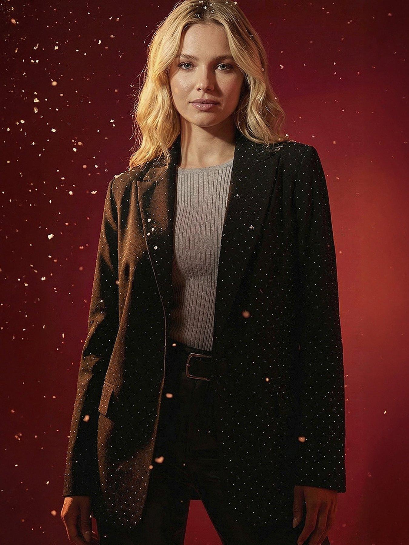 roman-revere-collared-diamonte-jacket-black