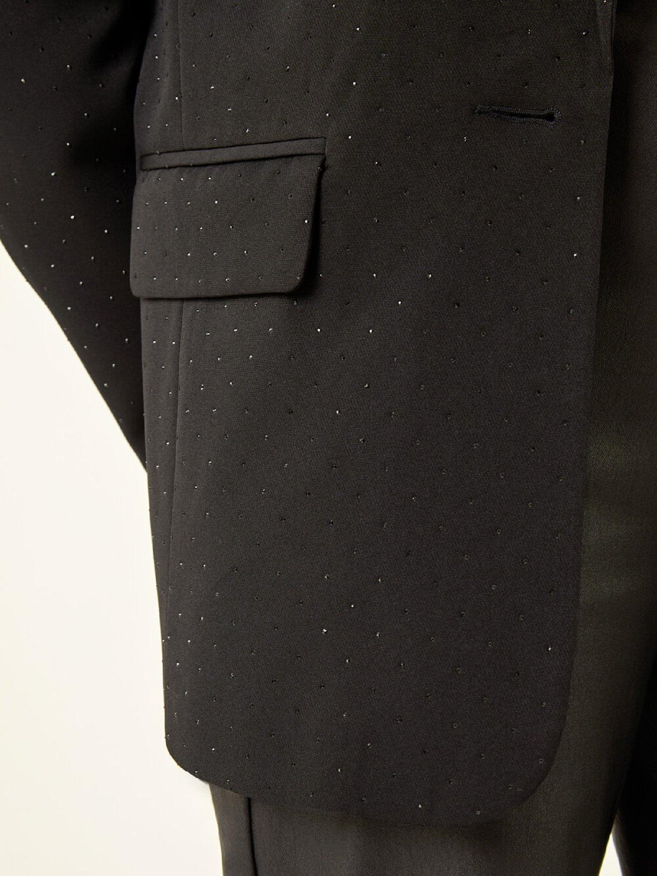 roman-revere-collared-diamonte-jacket-blackdetail