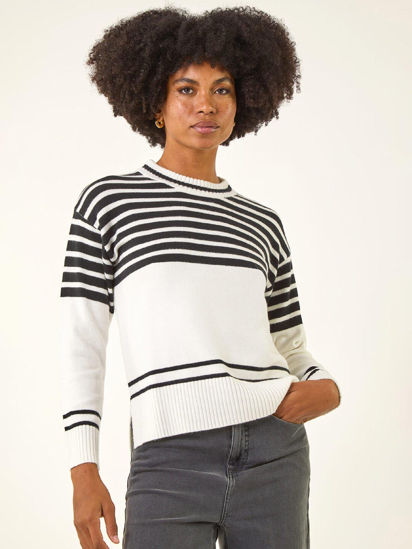 roman-soft-stripe-knit-jumper-ivoryfront