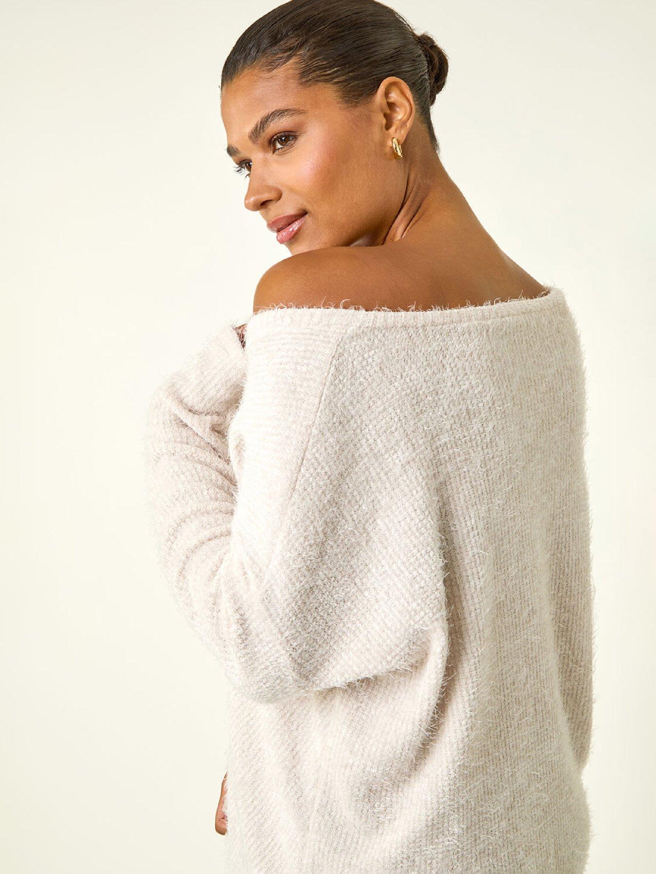 Image 4 of 5 of Roman Soft Touch Textured Stretch Top - Beige