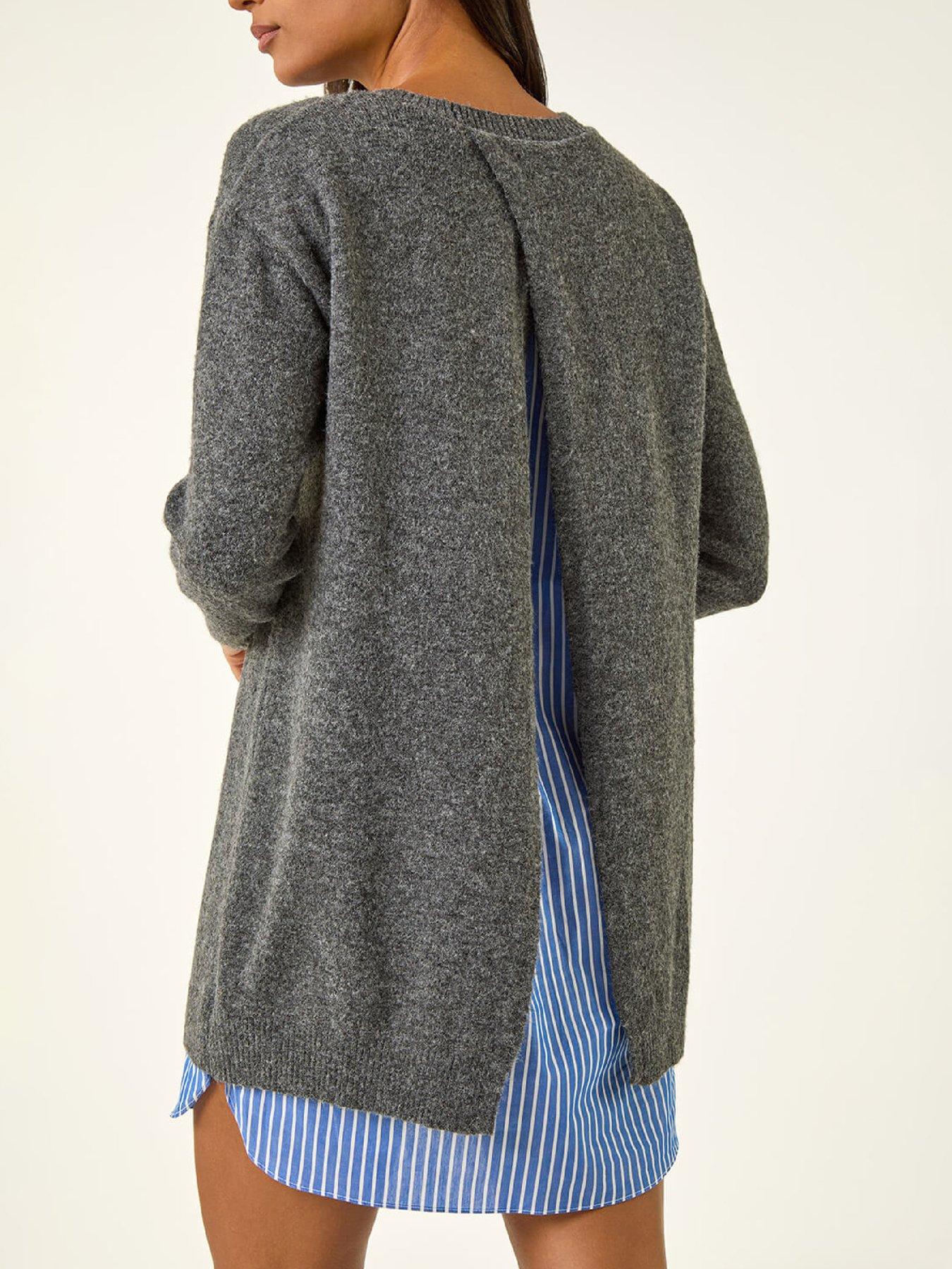 roman-mock-shirt-knitted-dress-greydetail