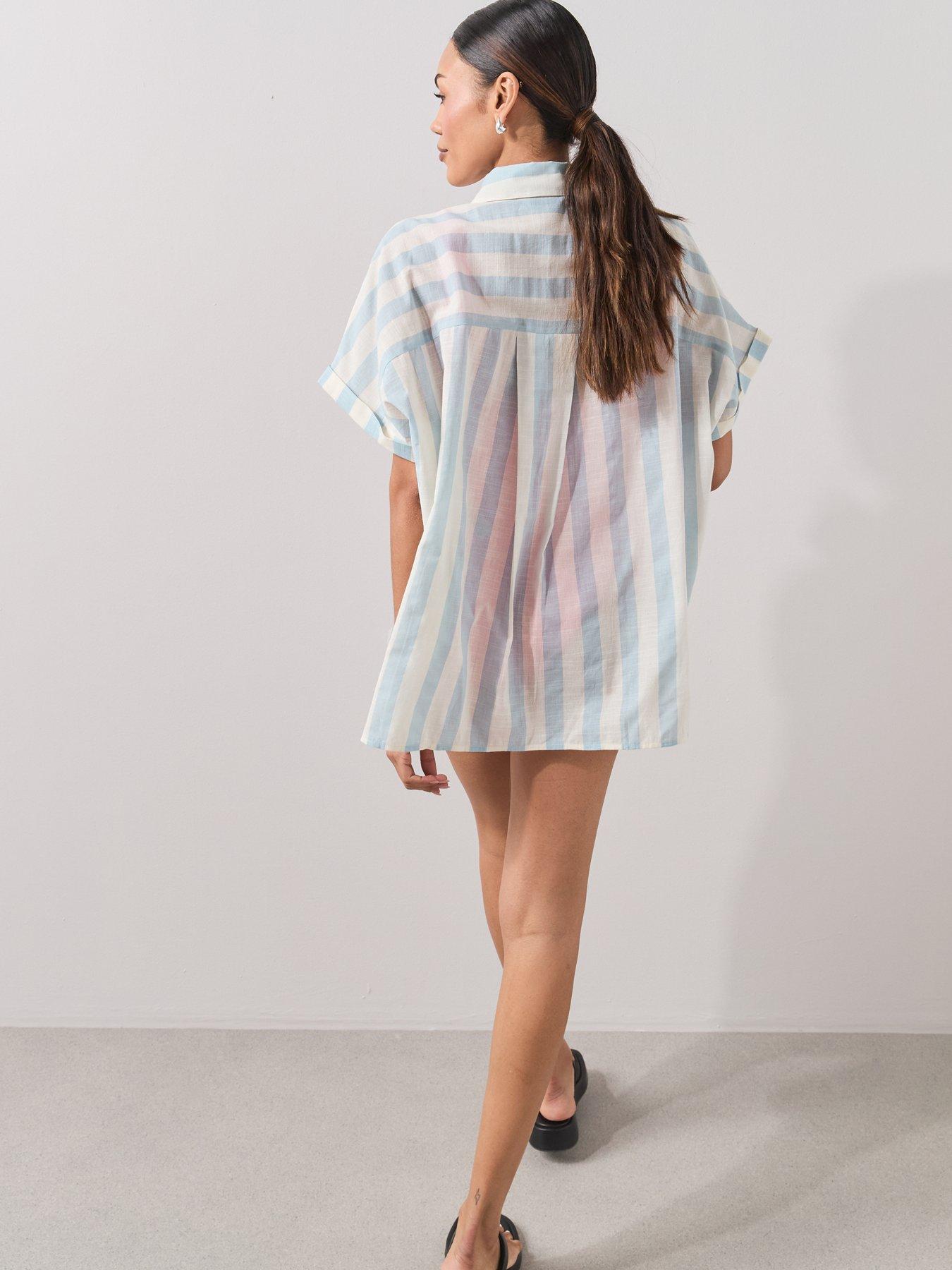 Image 2 of 7 of The Very Collection Take Me To Beach Shirt - Multi