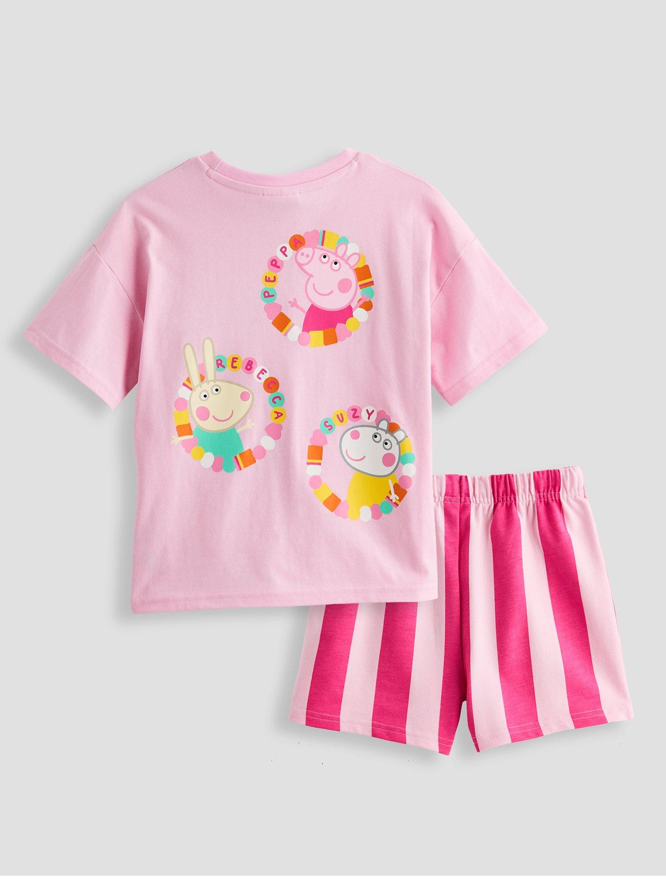 Image 2 of 4 of Peppa Pig Peppa Pig Friendship Braclet Stripe Short Set