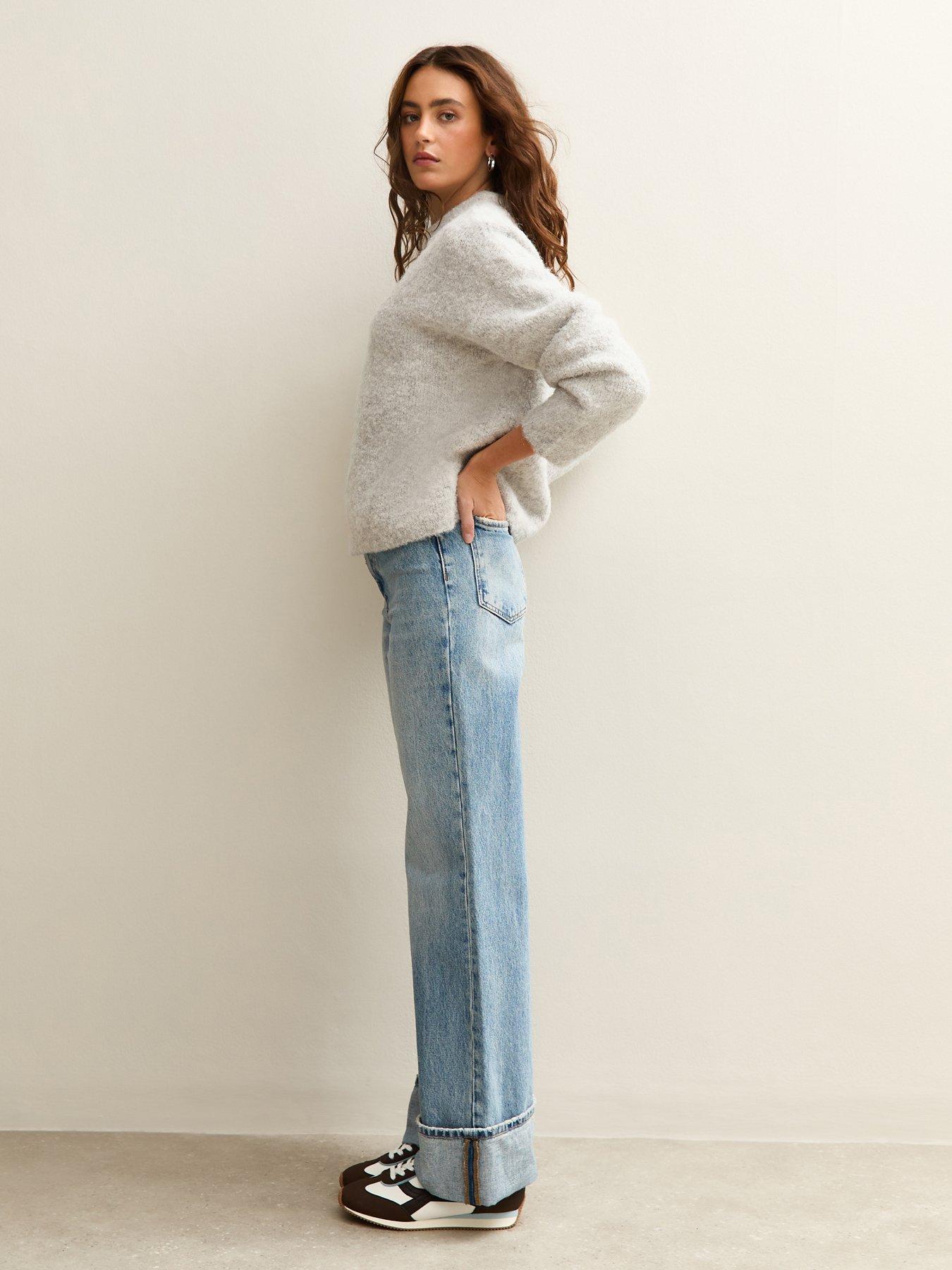 new-look-boucle-knit-jumper-greyoutfit