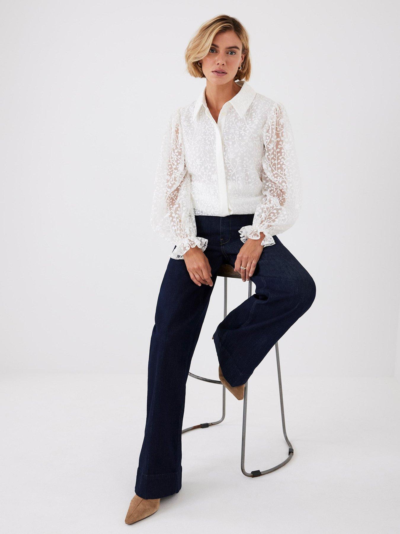 mint-velvet-cream-jacquard-shirtoutfit