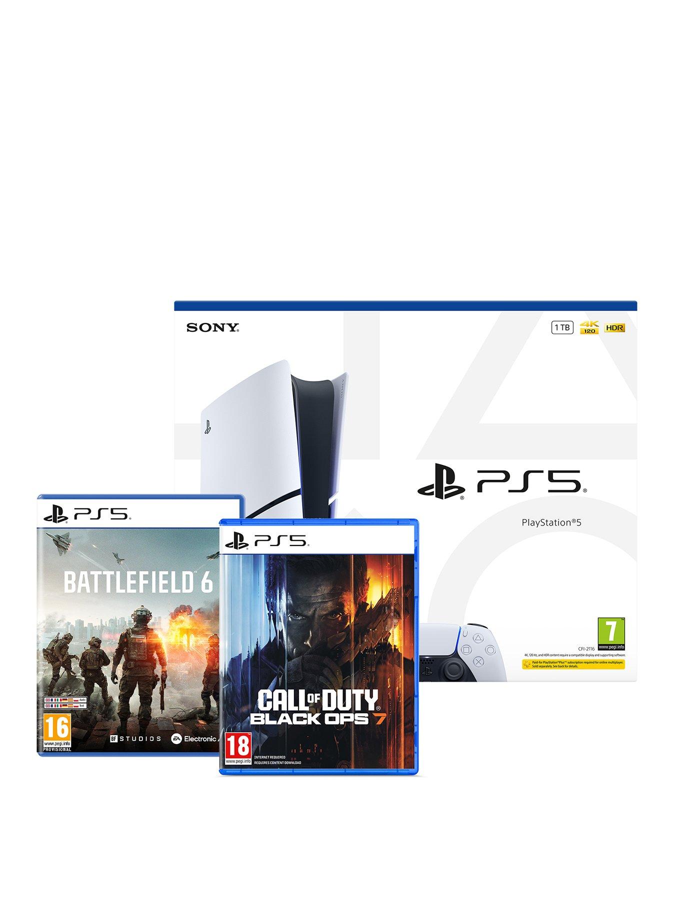 Image 1 of 8 of Playstation PlayStation&reg;5&nbsp;Disc Console &ndash; 1TB with Battlefield 6 &amp; Call of Duty: Black Ops 7