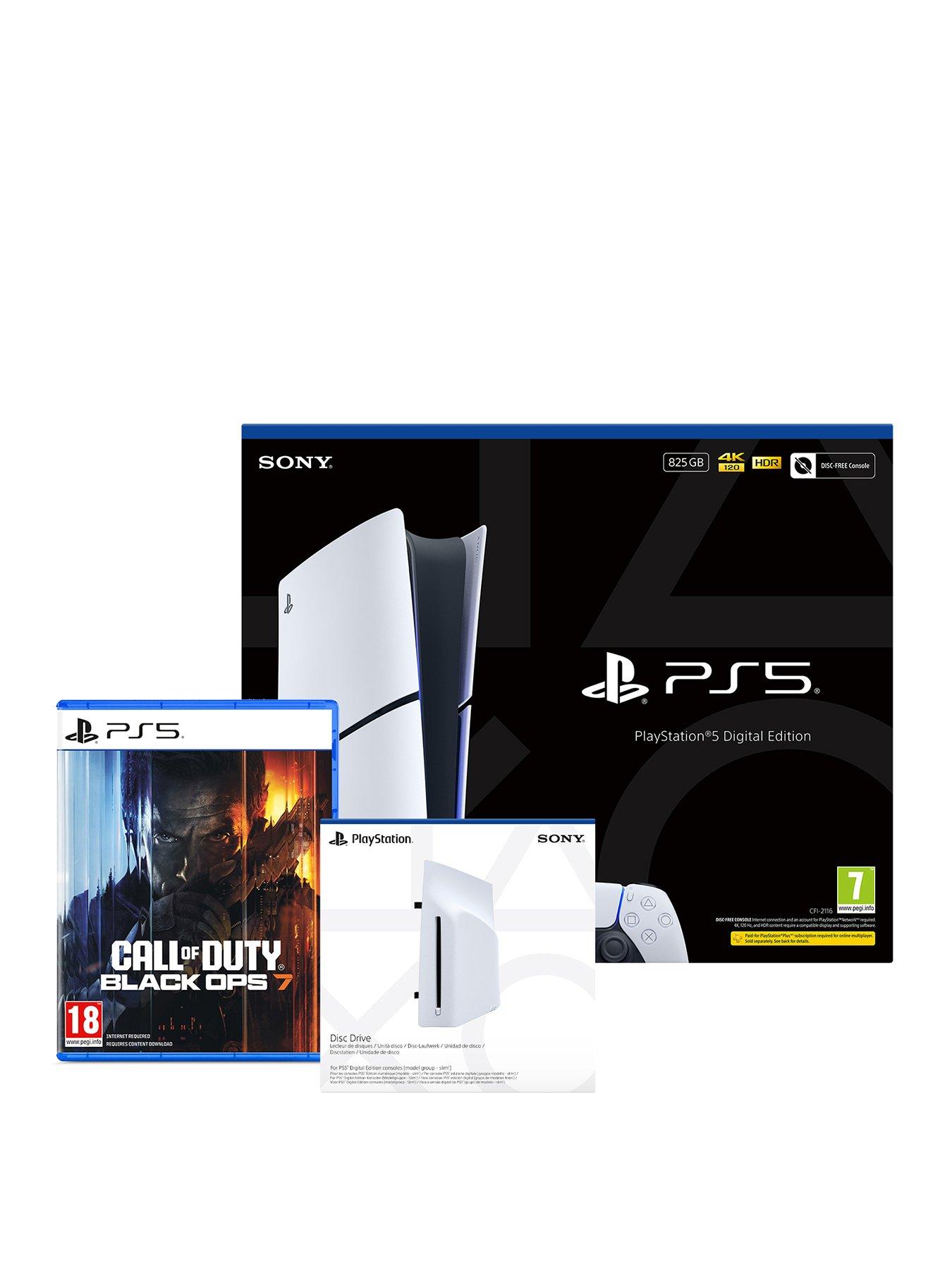Image 1 of 8 of Playstation PlayStation&reg;5&nbsp;Digital Edition &ndash; 825GB&nbsp;with Call of Duty: Black Ops 7 &amp; Disc Drive