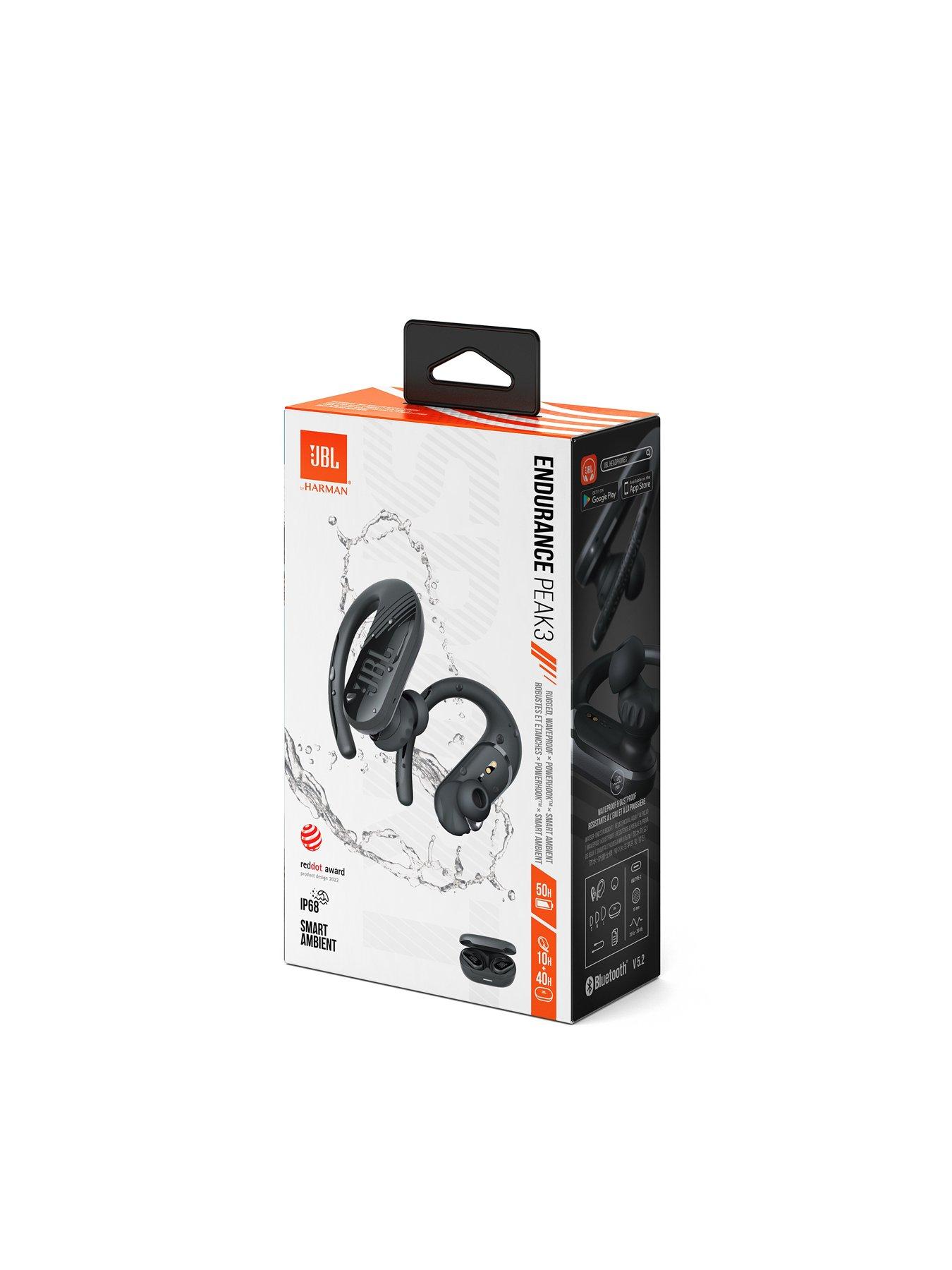 Image 5 of 6 of JBL JBL Endurance PEAK 3 - True Wireless Sport Earbuds: Powerhook / IP68 / Smart Ambient